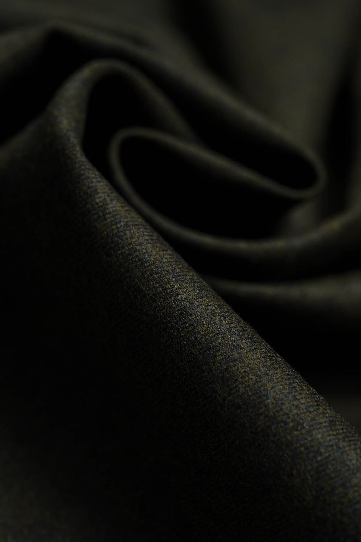 Pure Wool Jacketing in Brunt Olive (76061)Yoo's Club