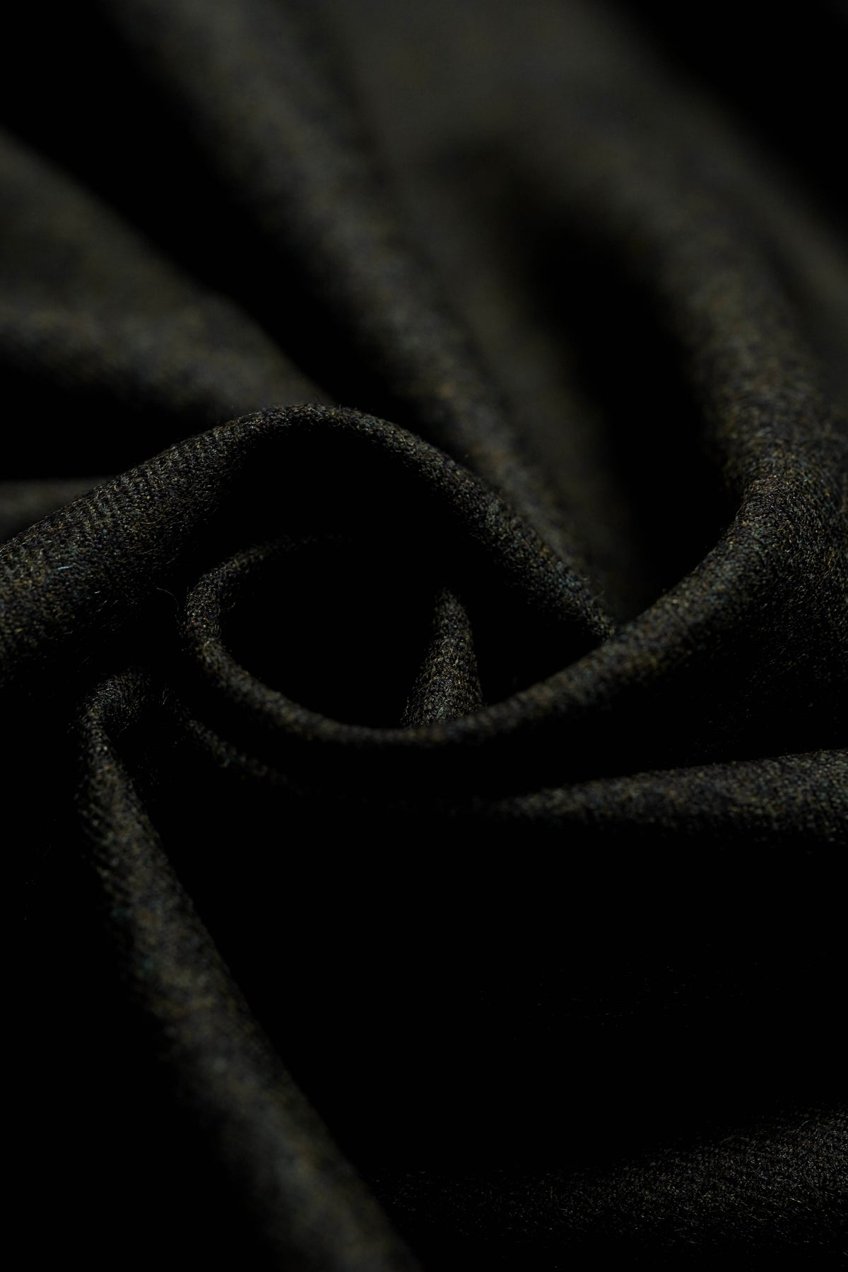 Pure Wool Jacketing in Dark Burnt Olive (76048)Yoo's Club