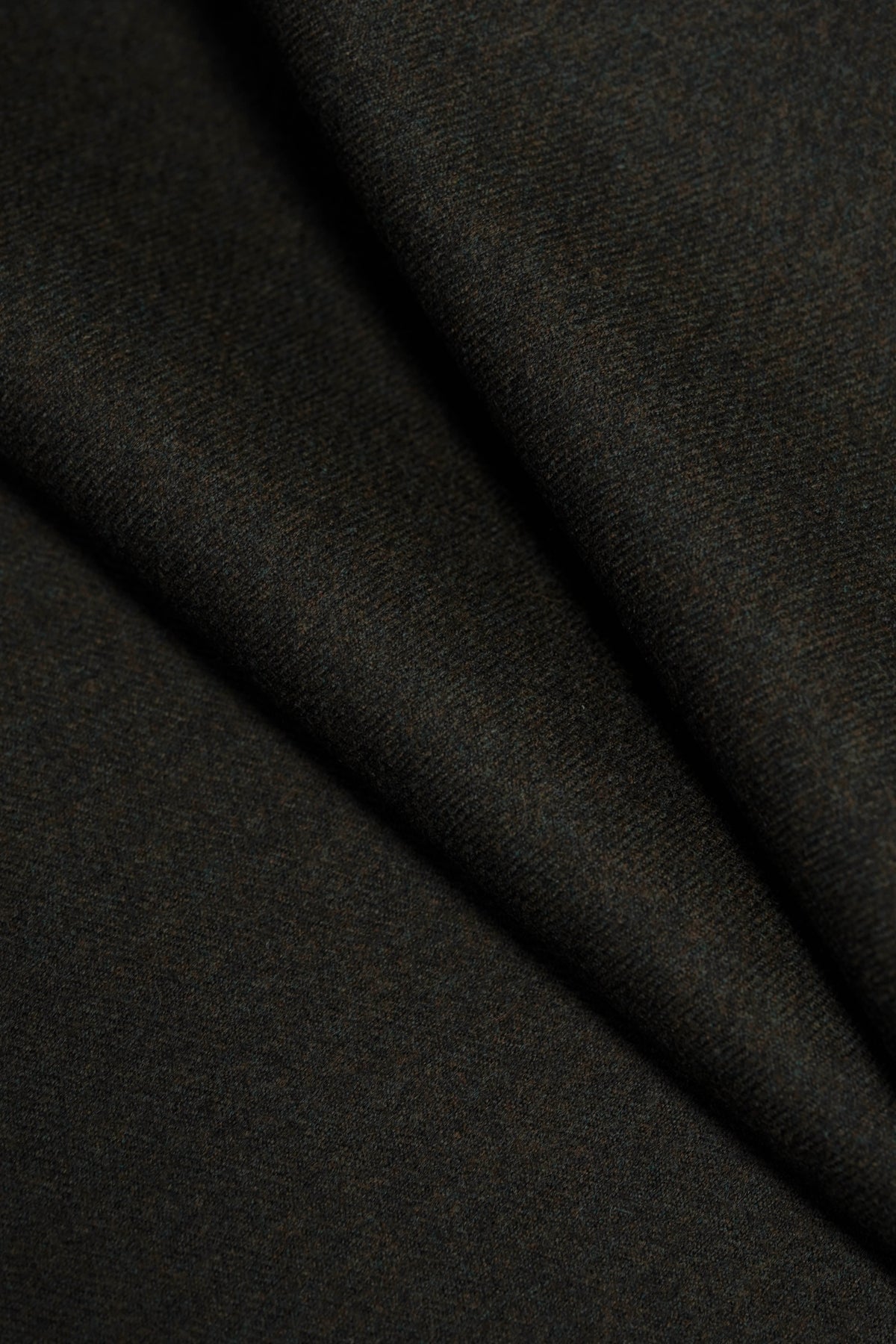 Pure Wool Jacketing in Dark Taupe Green (76064)Yoo's Club