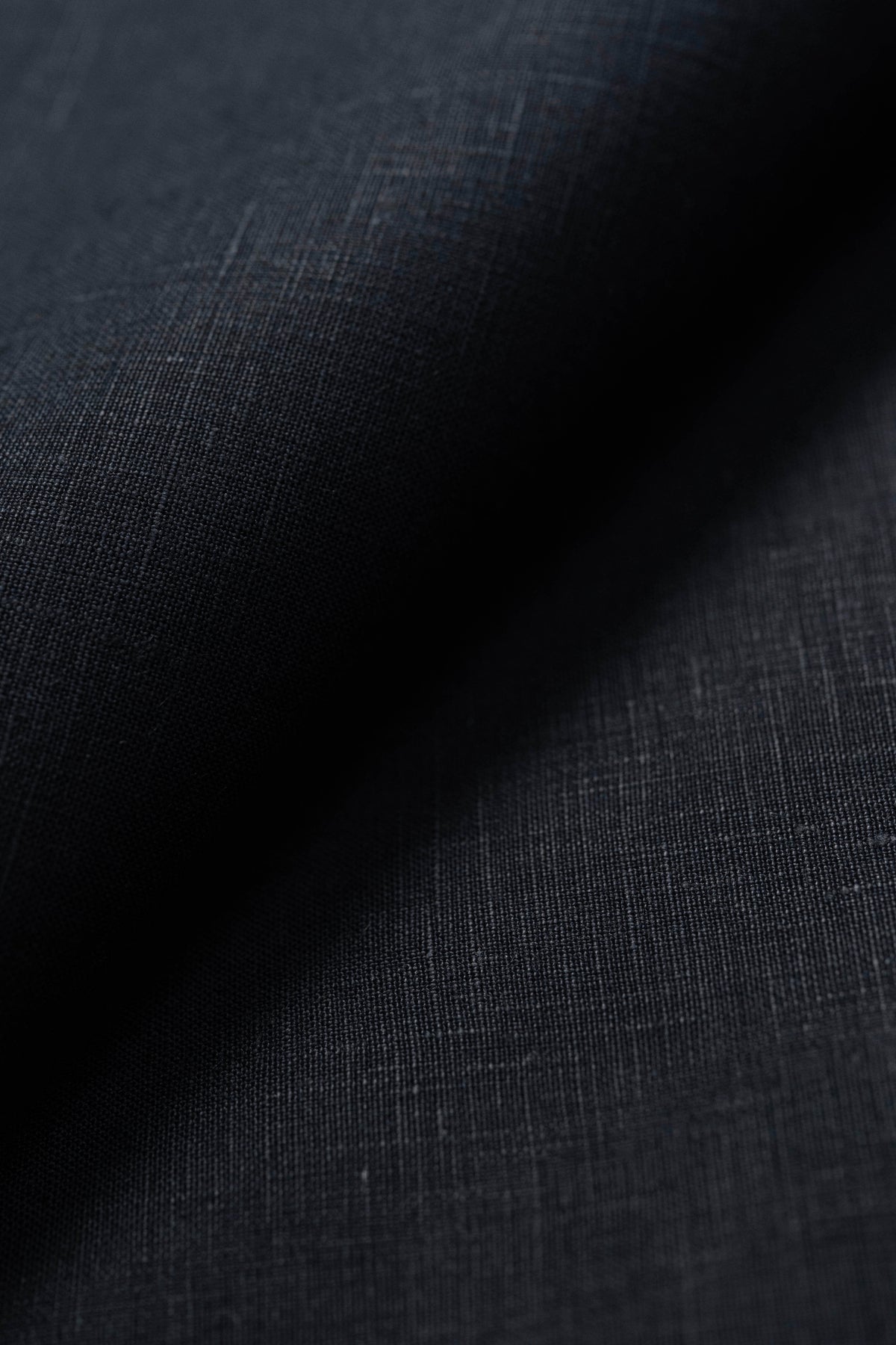 Spence Bryson Dark Navy Irish Linen Fabric