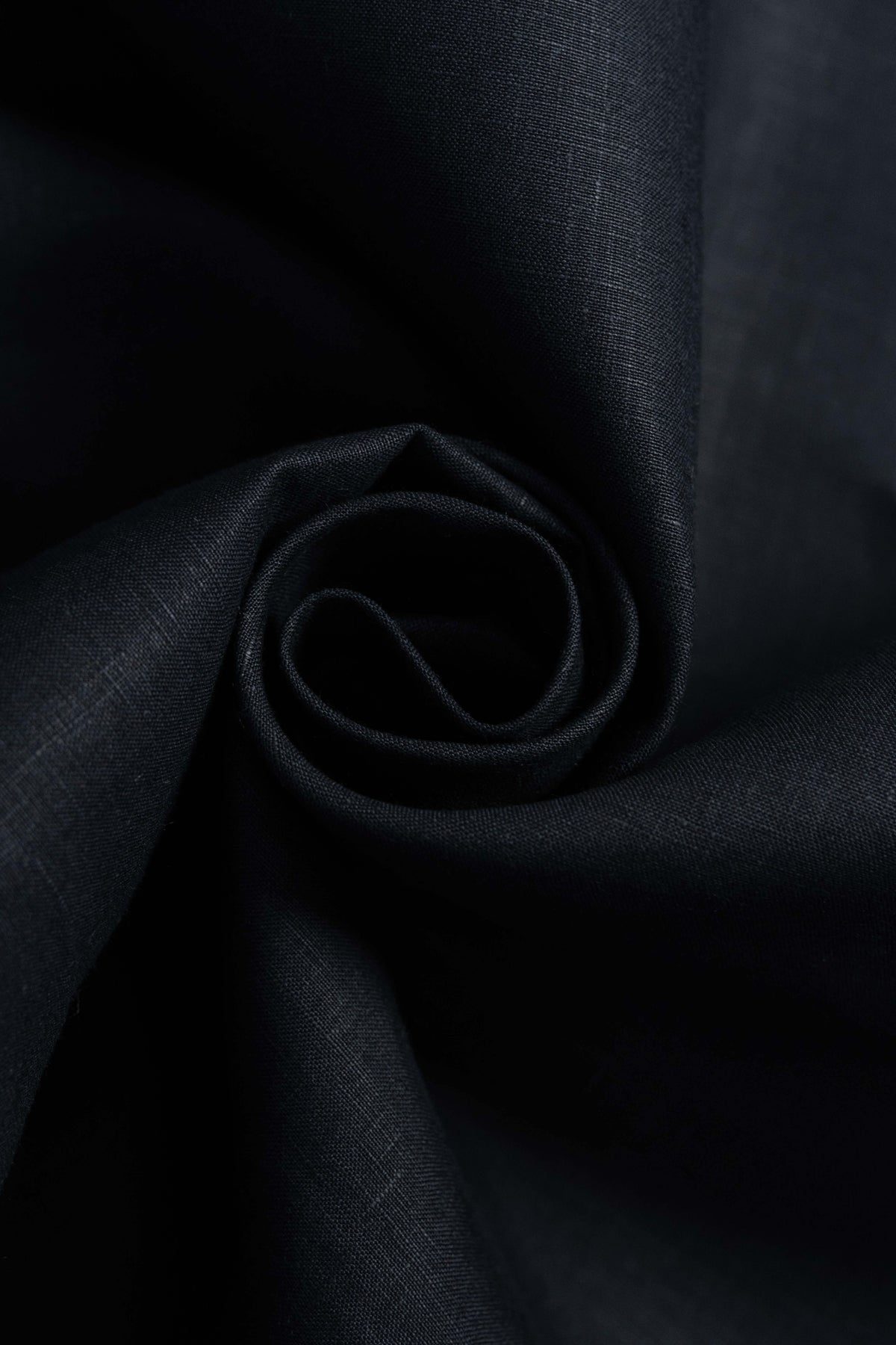 Spence Bryson Dark Navy Irish Linen Fabric