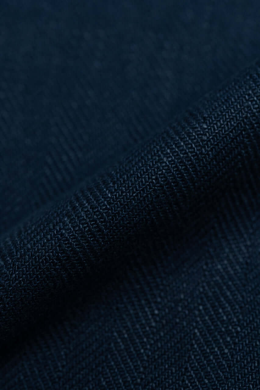 Spence Bryson Navy Herringbone Jacketing