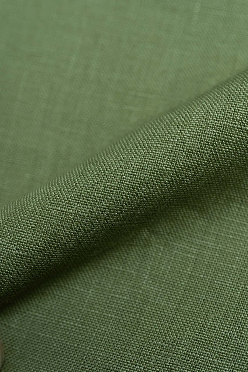 Spence Bryson Olive 380g Irish Linen L3108 - Yoo's Club