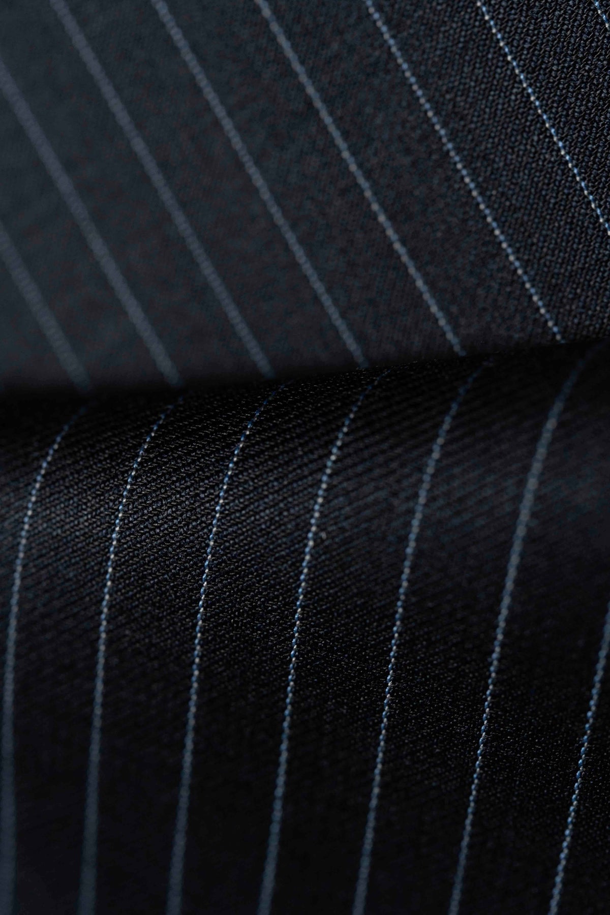 Super 120's Wool Black Stripe Suit Fabric (V23678) -3m - Yoo's Club