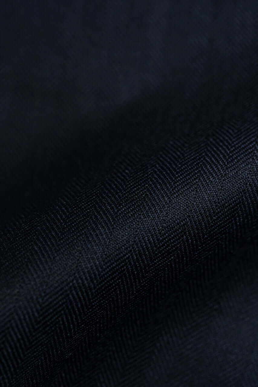 Super 170's & Cashmere Black Suiting from Bower Roebuck - Yoo's Club