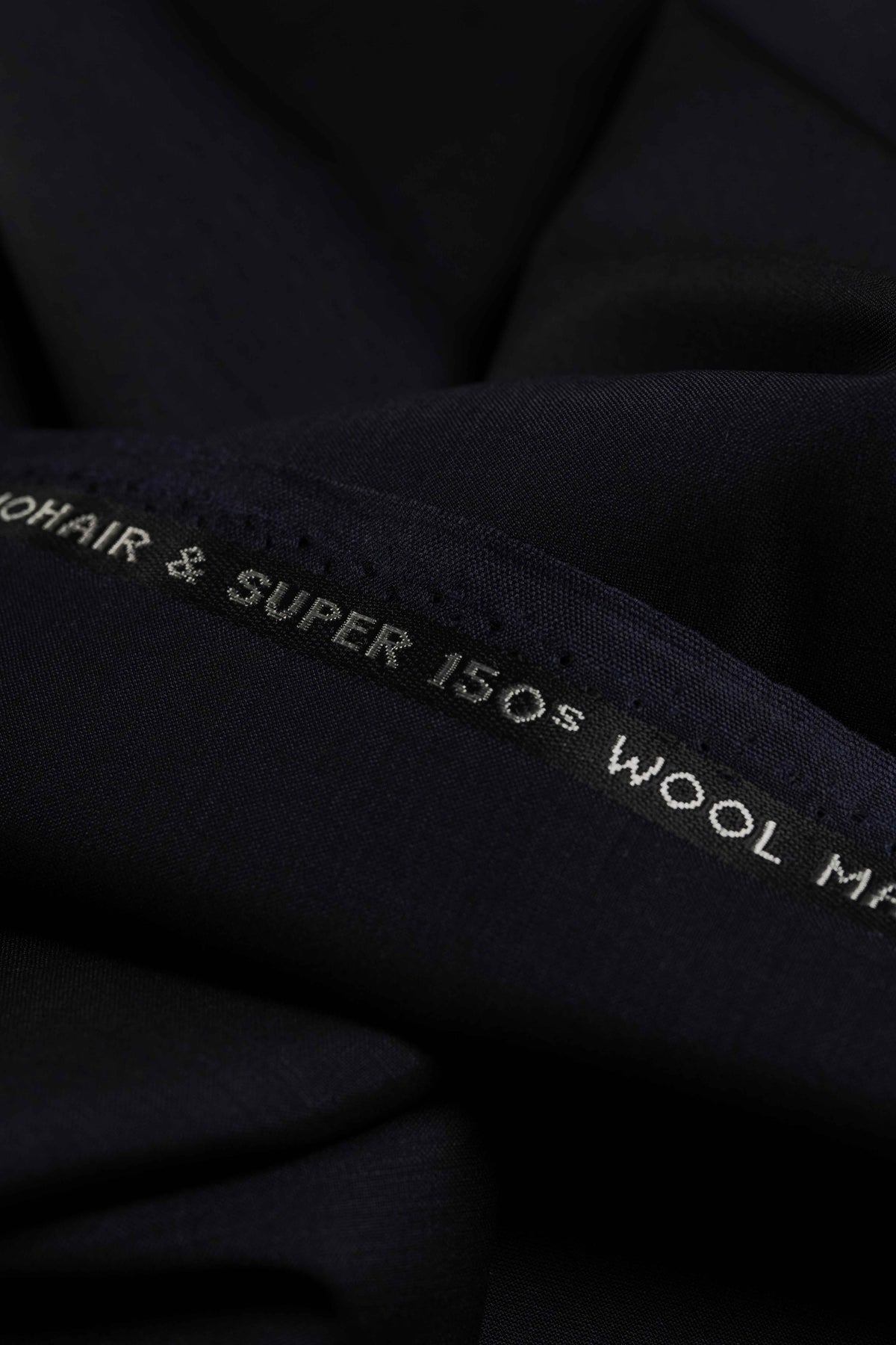 Taylor & Lodge Midnight Navy Super 150's Wool & Kid Mohair (STK-22)-3m - Yoo's Club