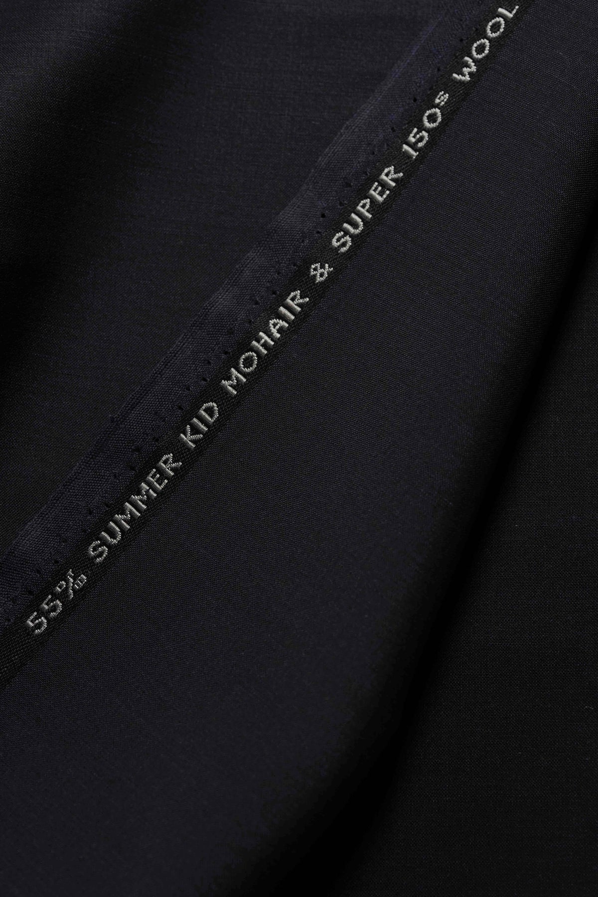 Taylor & Lodge Midnight Navy Super 150's Wool & Kid Mohair (STK-22)-3m - Yoo's Club
