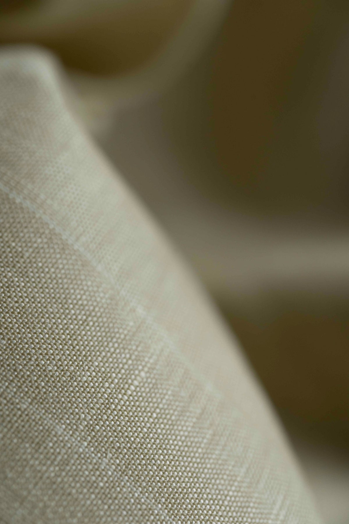 Tessilstrona Beige Stripe Wool & Linen Suit Fabric (664053)-3.5m - Yoo's Club