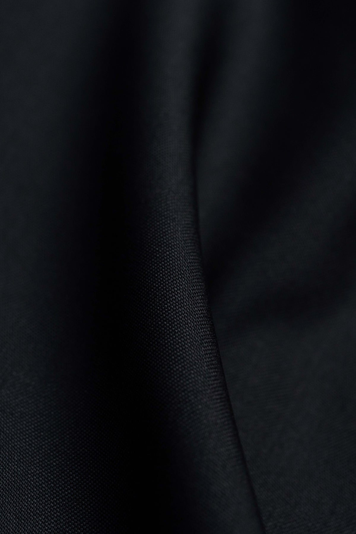 VBC Black Barathea Wool & Kid Mohair Suiting Fabric - Yoo's Club