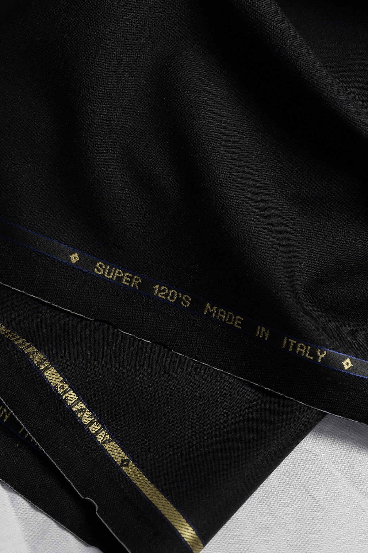 VBC Black Super 120's Tropical Wool Suit Fabric