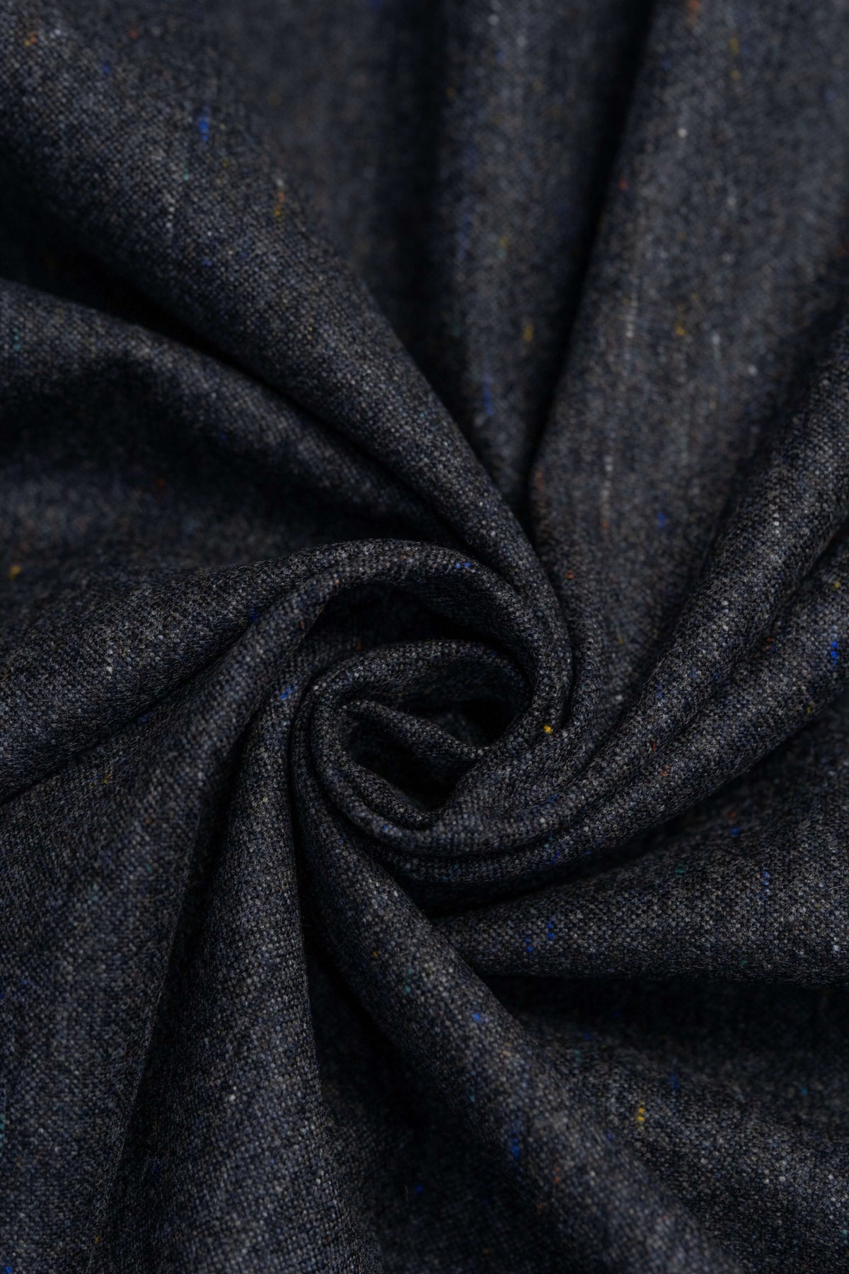 VBC Dark Grey Wool Silk Suit Jacketing Fabric - Yoo's Club