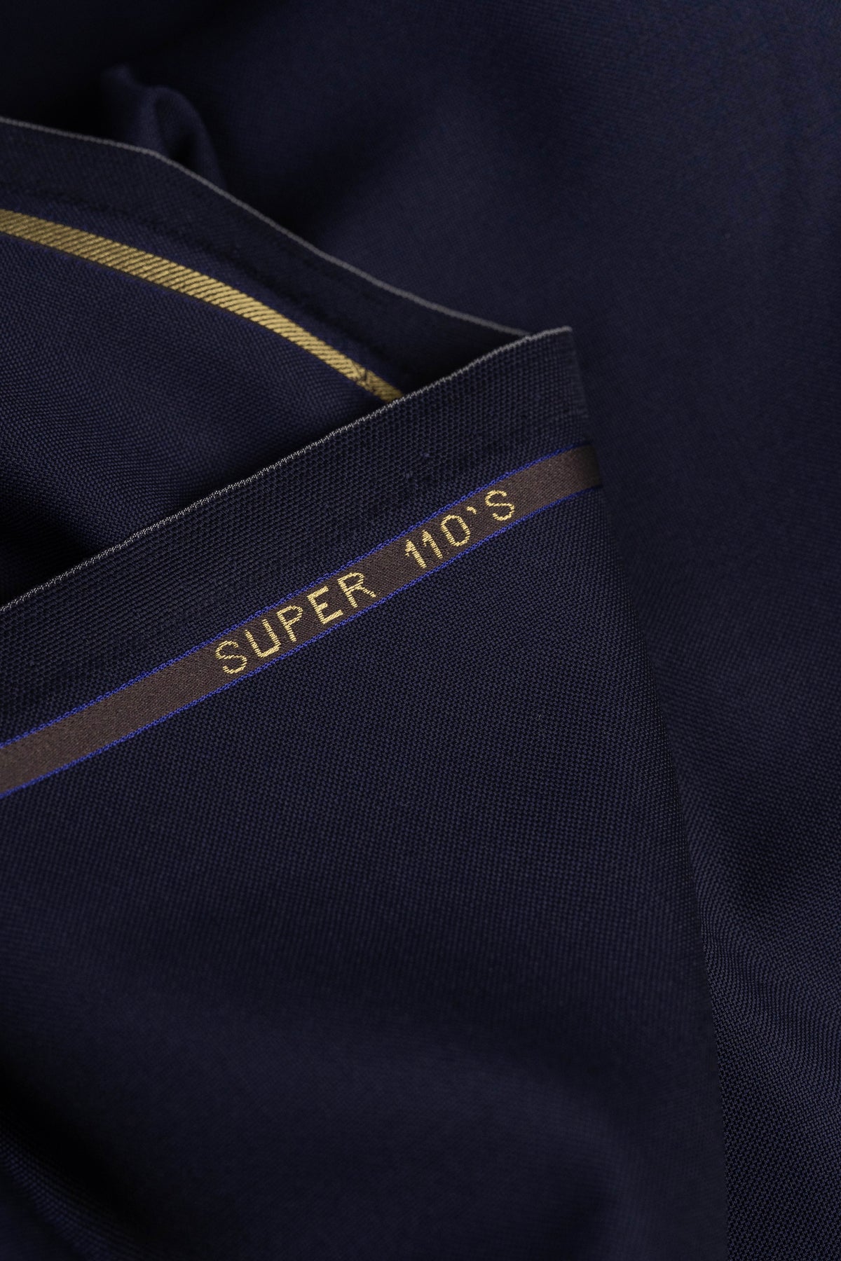 VBC Navy Blue Super 110's Wool Suit Fabric