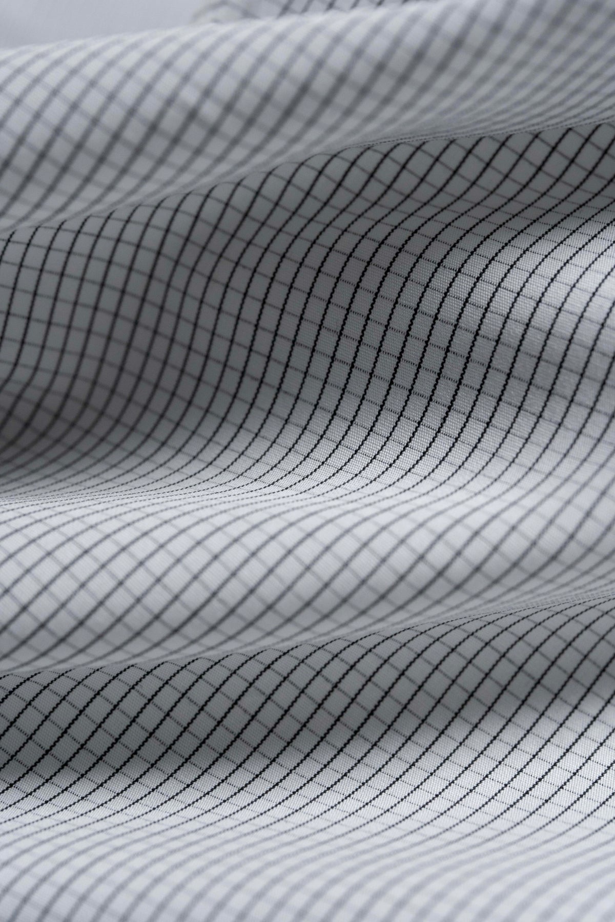 White Check Easy Care Shirt Fabric - (ST-006) - Yoo's Club