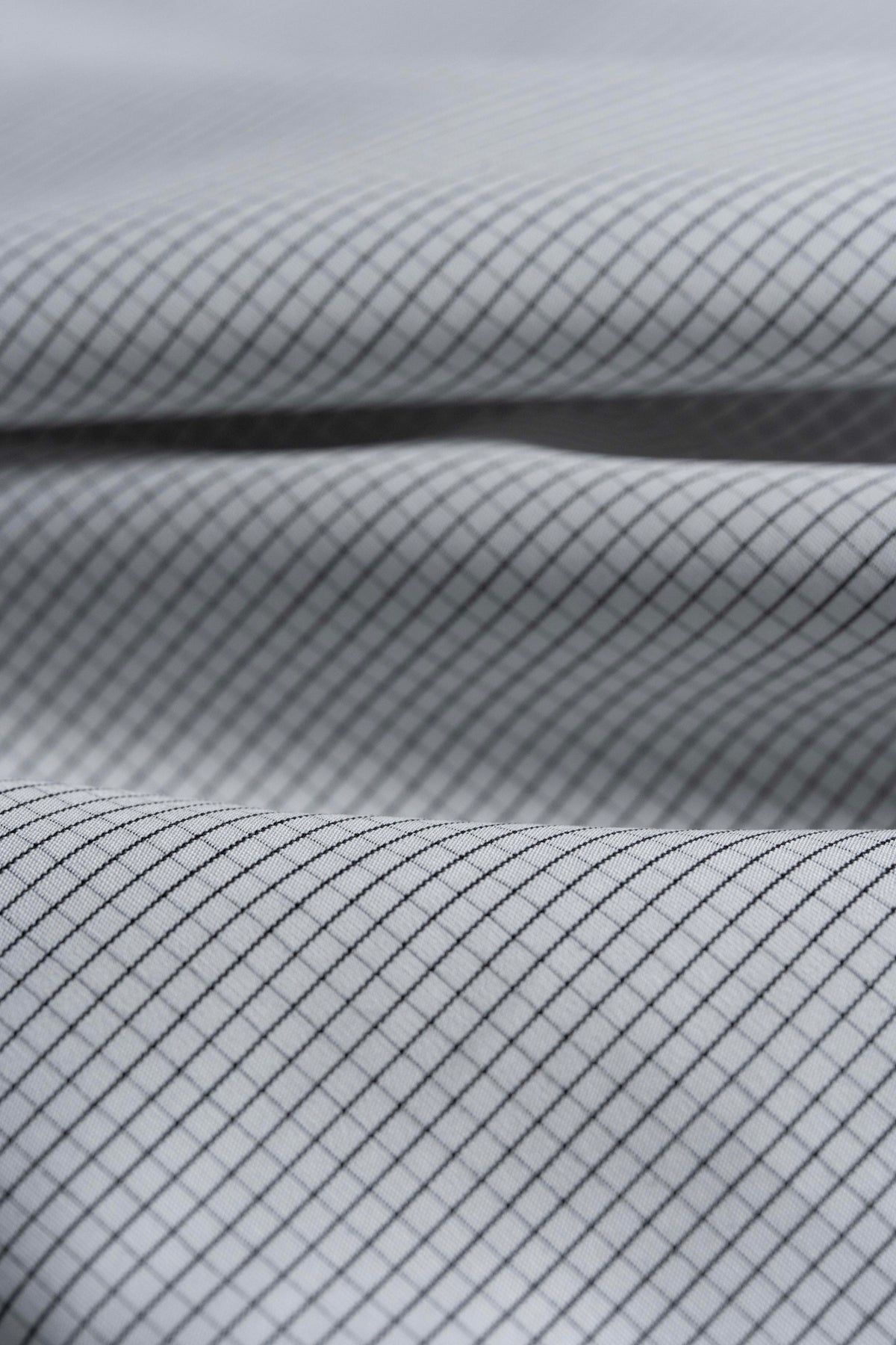 White Check Easy Care Shirt Fabric - (ST-006) - Yoo's Club