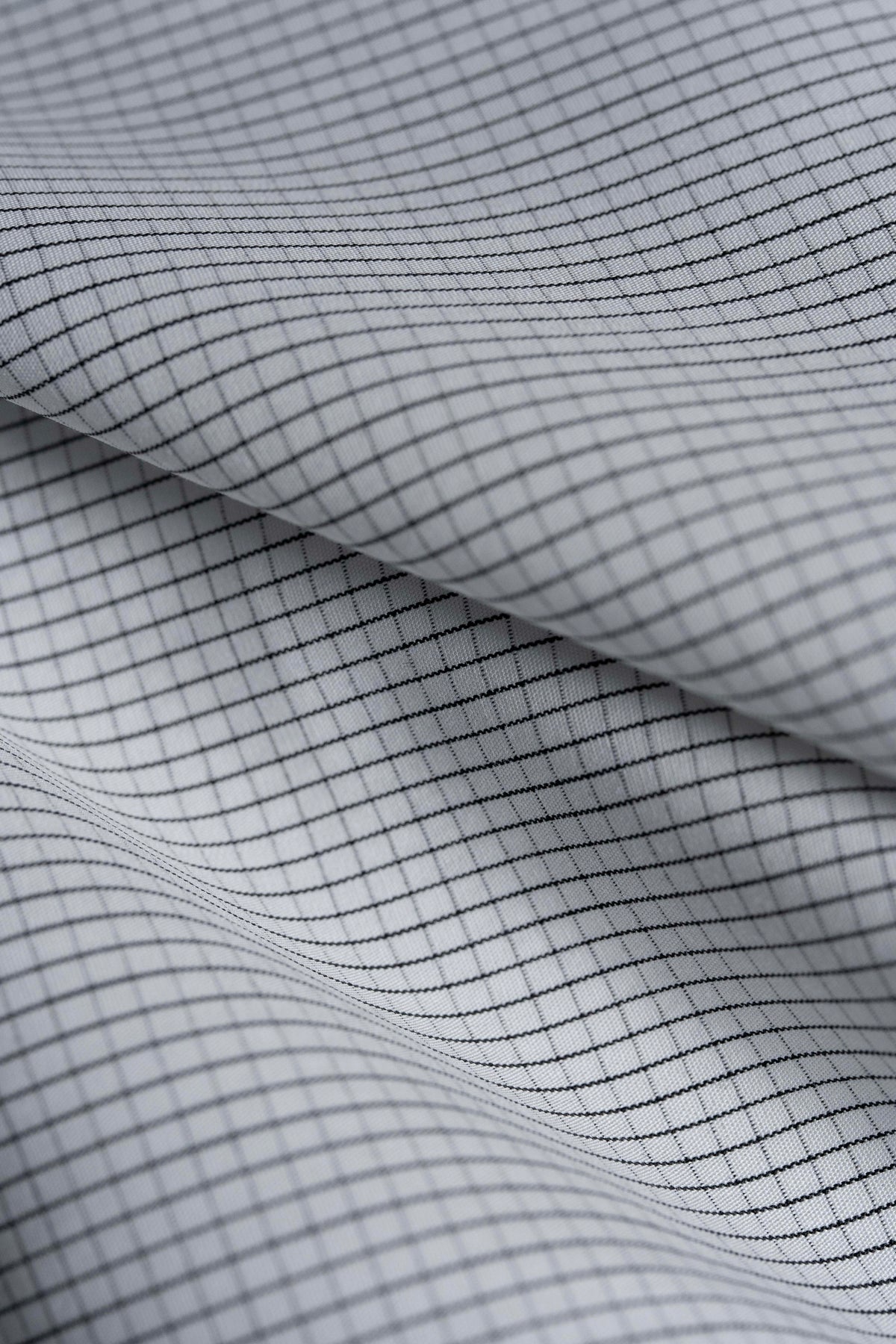 White Check Easy Care Shirt Fabric - (ST-006) - Yoo's Club