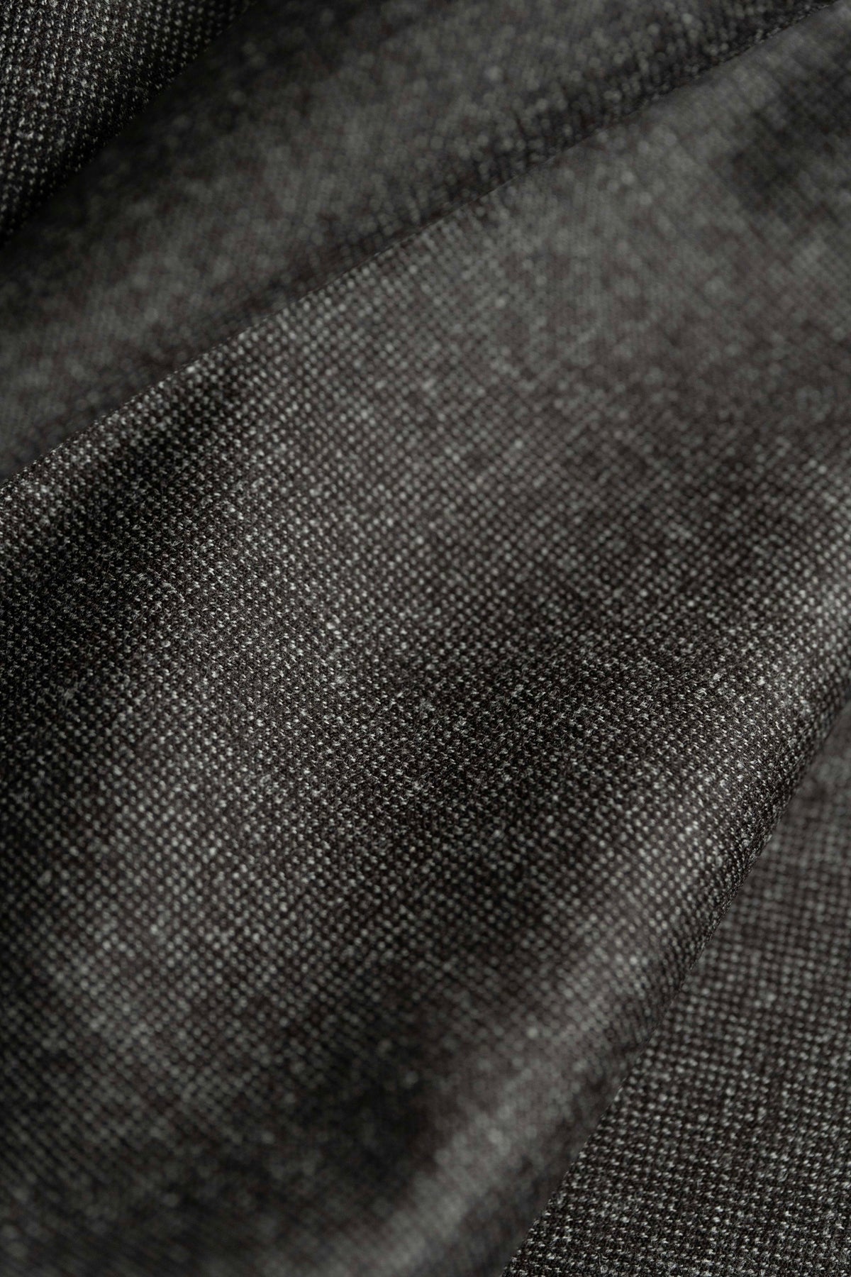 Wool Flannel in Dark Taupe Pinhead -(V23751) - Yoo's Club