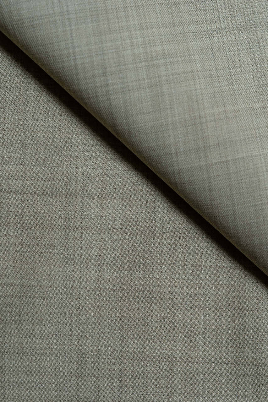 Wool & Silk Fine Suiting in Beige from Tallia Di Delfino - Yoo's Club