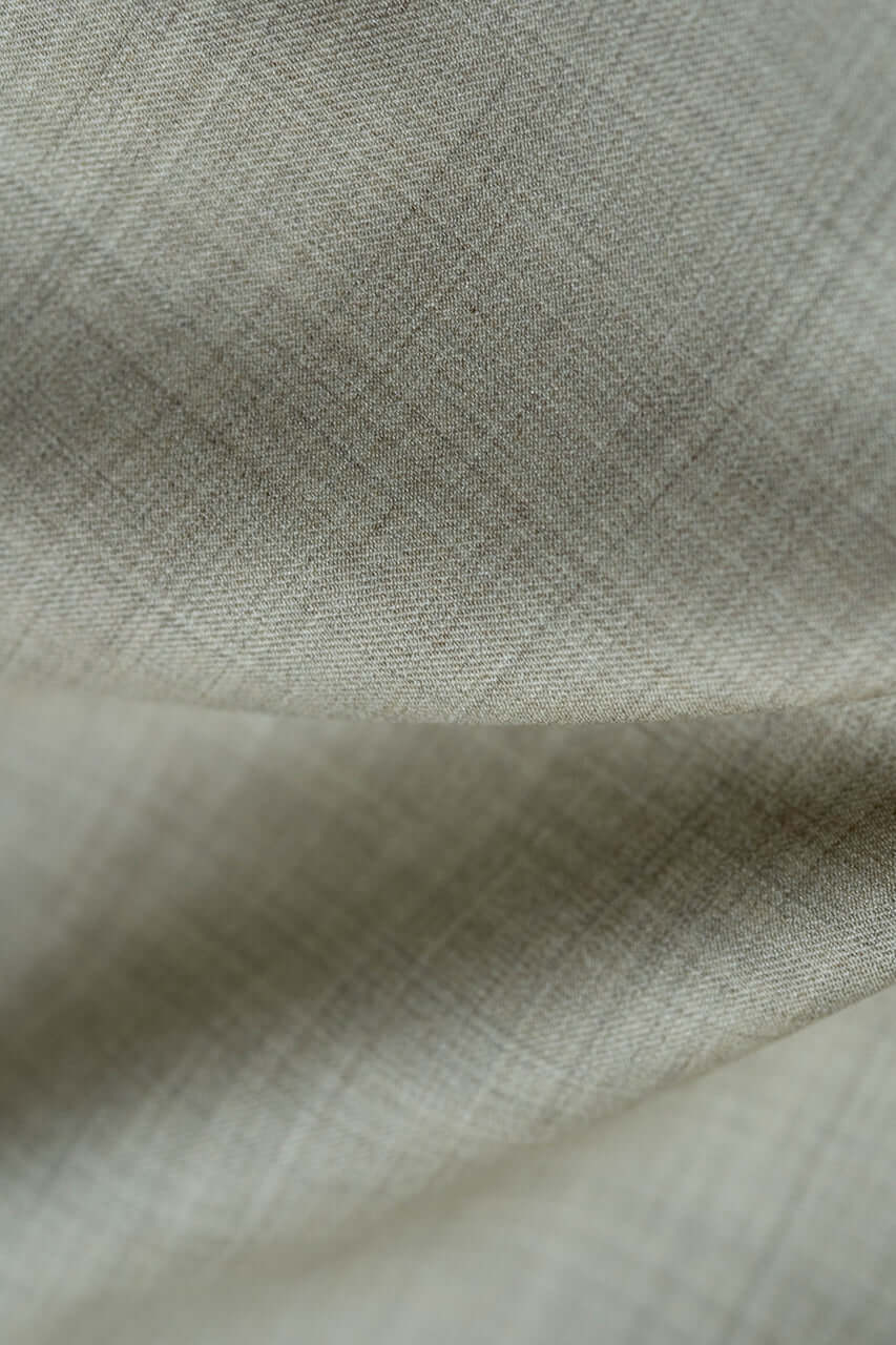 Wool & Silk Fine Suiting in Beige from Tallia Di Delfino - Yoo's Club