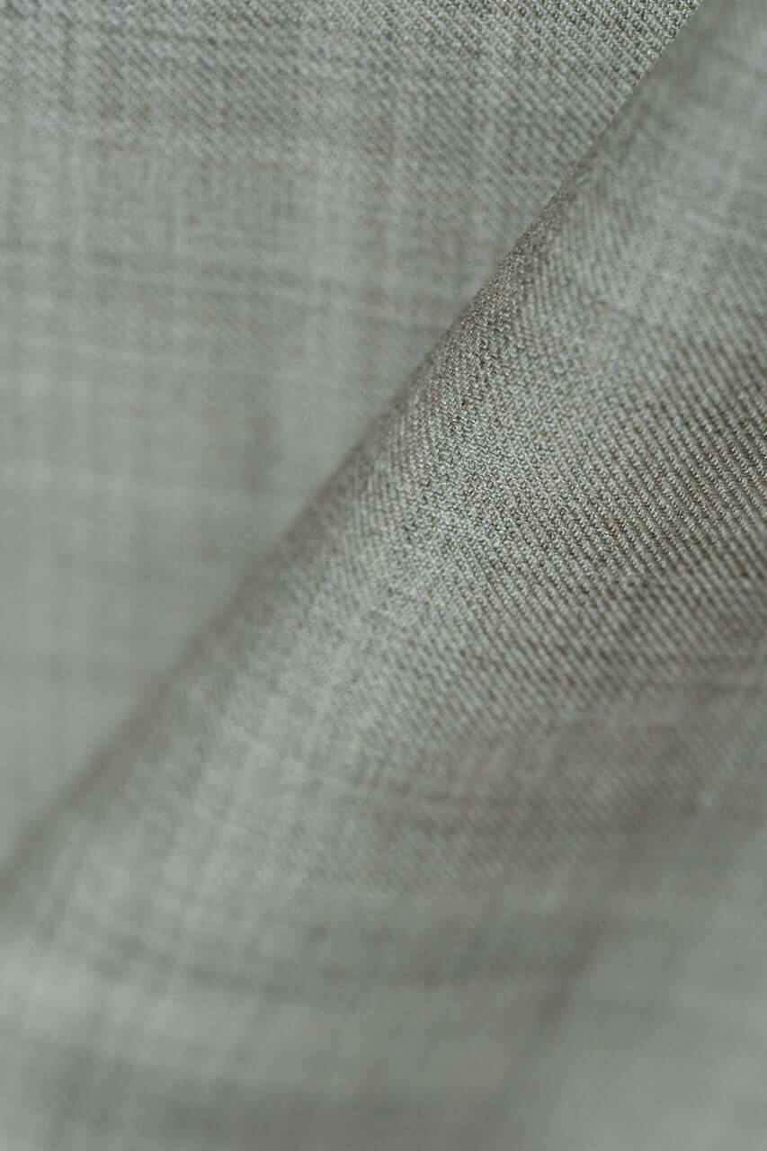 Wool & Silk Fine Suiting in Beige from Tallia Di Delfino - Yoo's Club