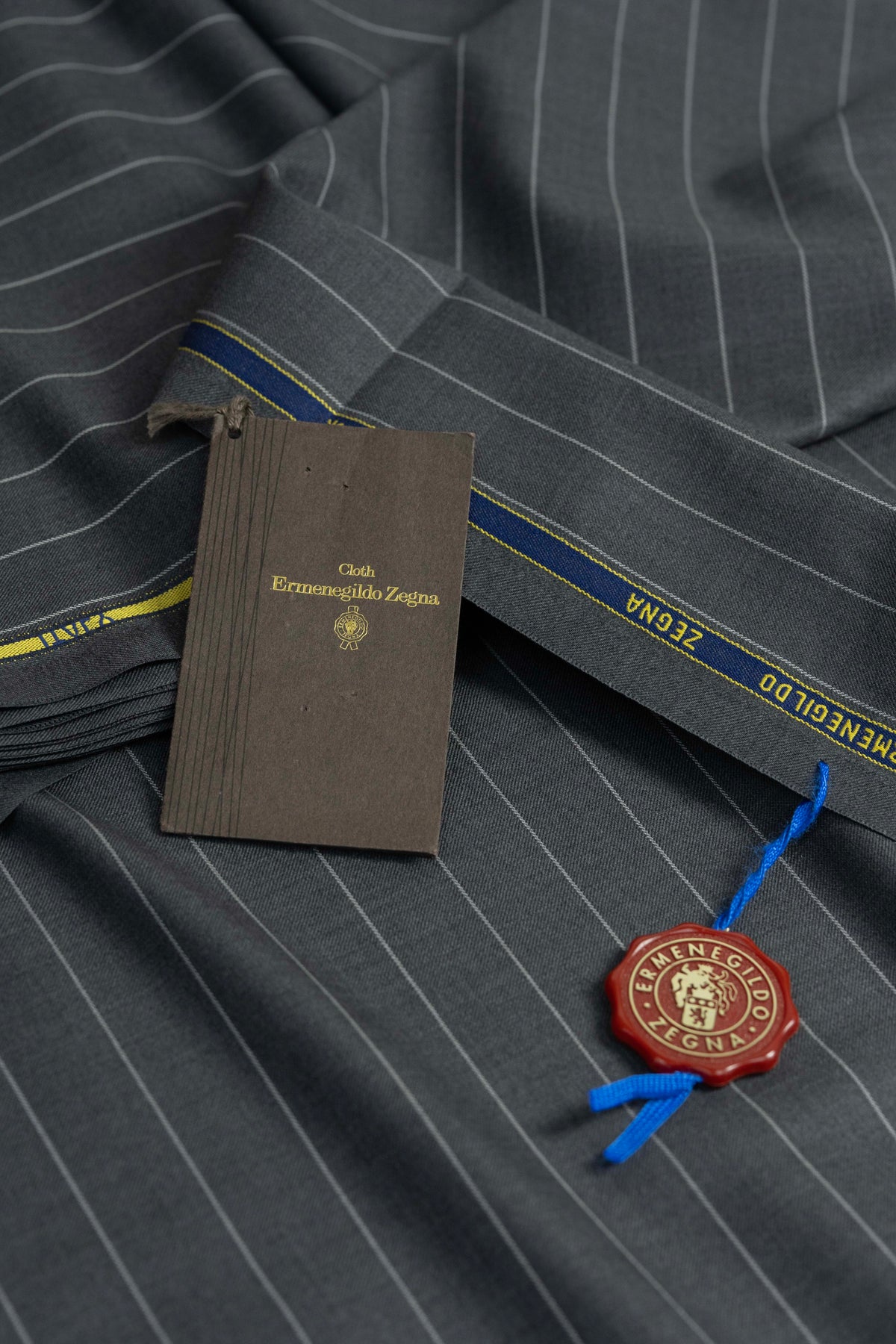 Zegna 15 Milmil 15 Middle Grey Wool Suit Fabric-3m - Yoo's Club