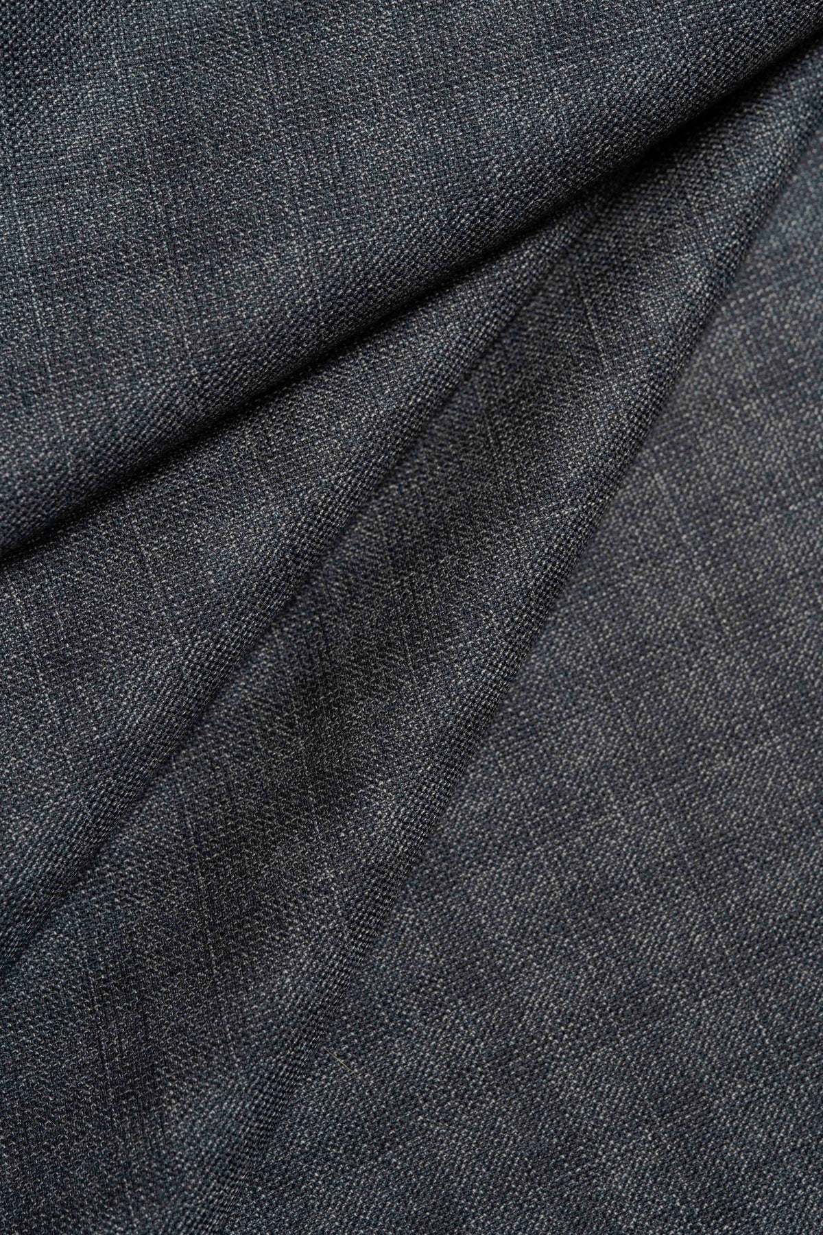 Zegna Traveller Charcoal Superfine Australian Wool Suit Fabric -3.2m - Yoo's Club