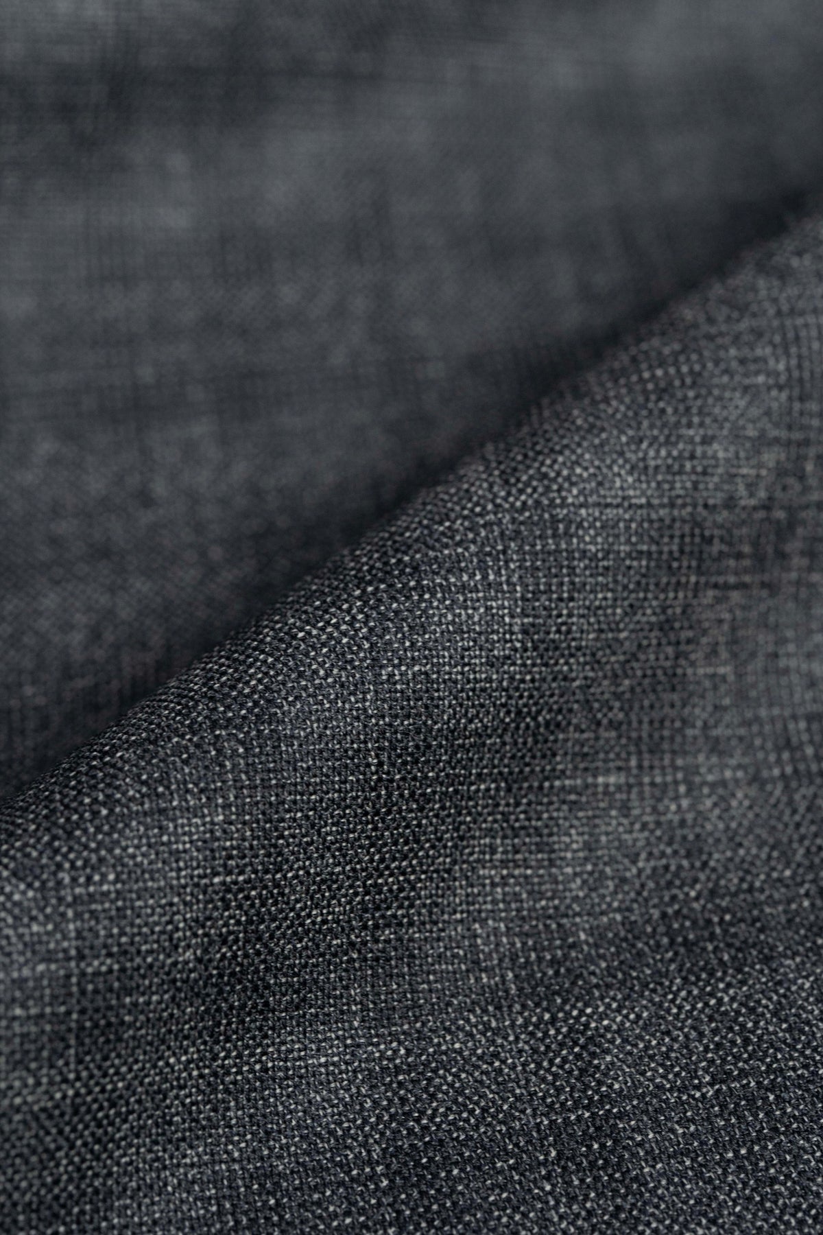 Zegna Traveller Charcoal Superfine Australian Wool Suit Fabric -3.2m - Yoo's Club