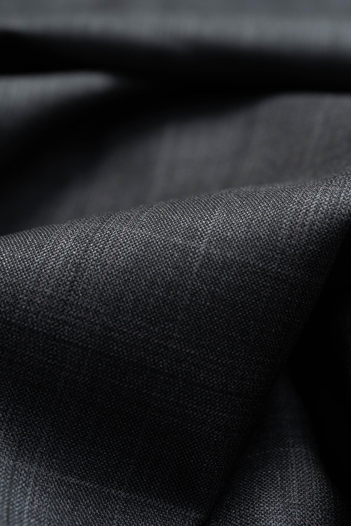 Zegna Trofeo Charcoal Check Superfine Australian Wool & Silk Suit Fabric -3.2m - Yoo's Club