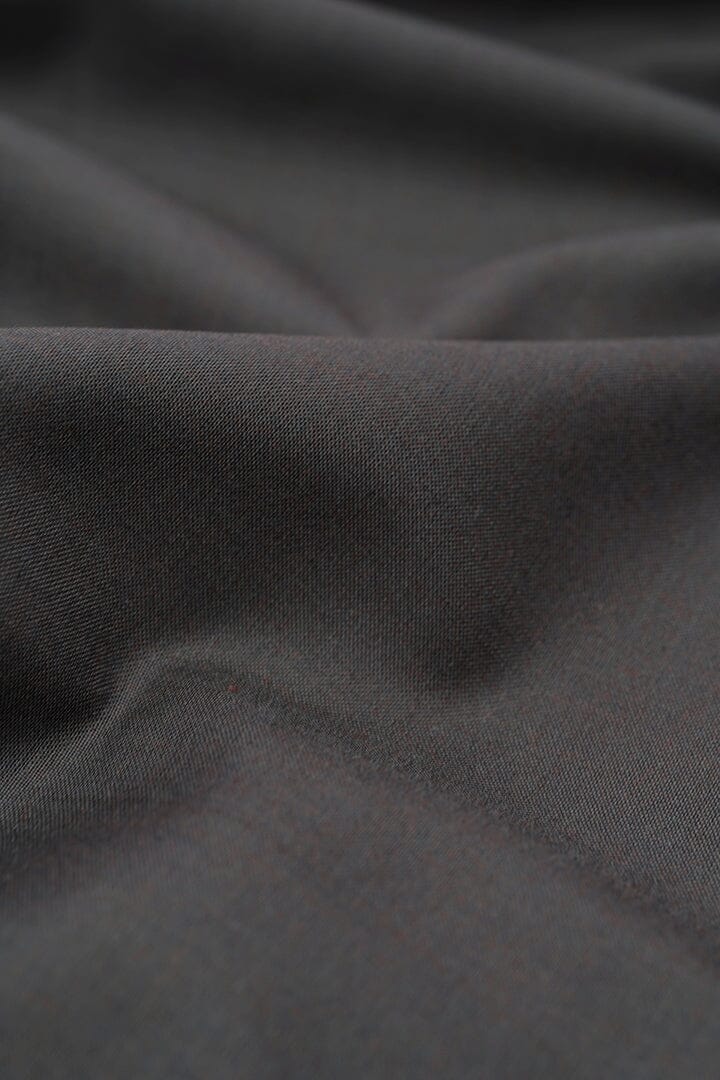 Vintage Suit Fabrics-Anglia V20134 Dark Brown Wool & Terylene-2.9m