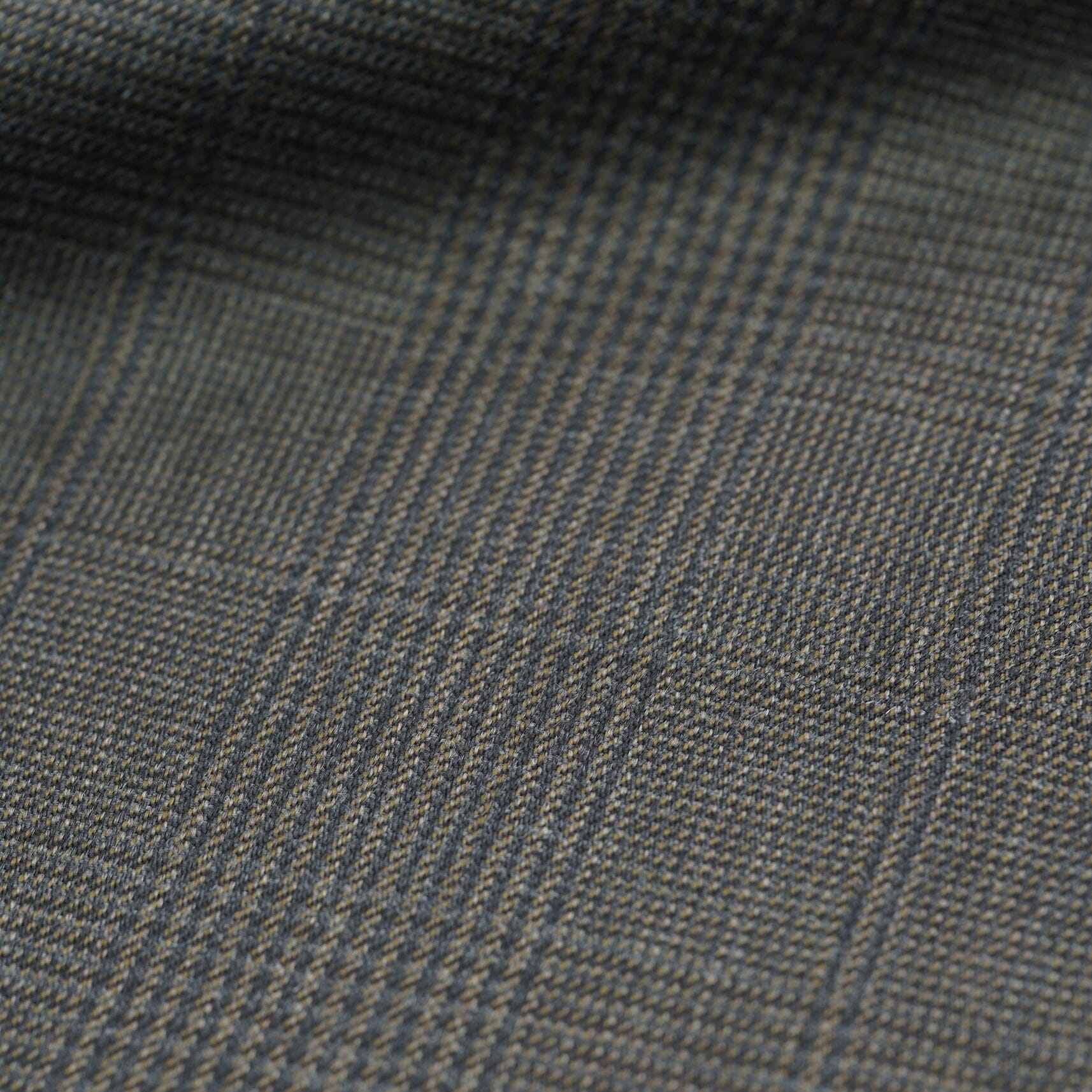 Modern Suit Fabrics-Arthur Harrison BL357 Coffee Brown Glencheck Jacketing