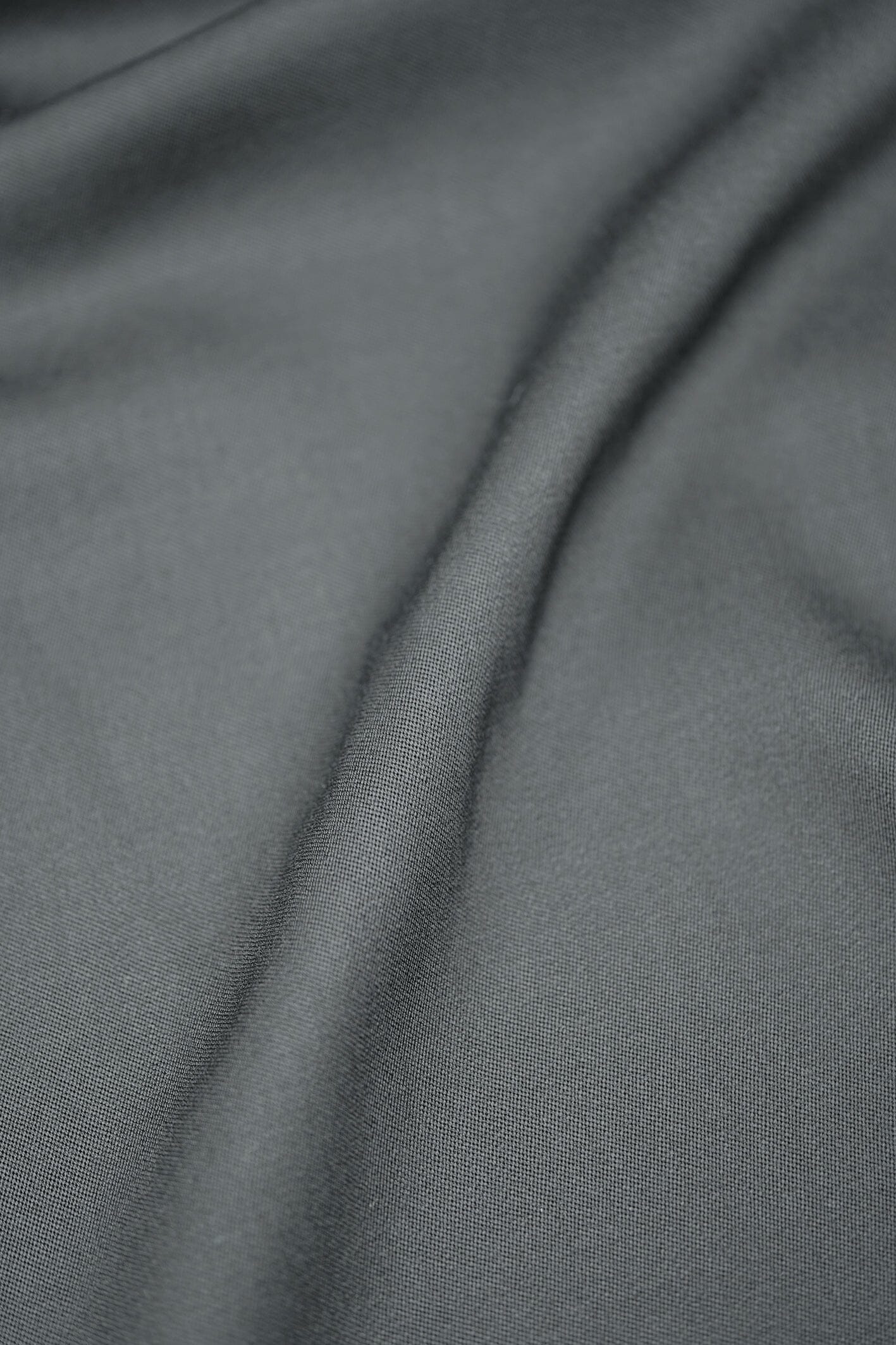Black Pure Wool Barathea (Price per 0.25m) VINTAGE Vintage