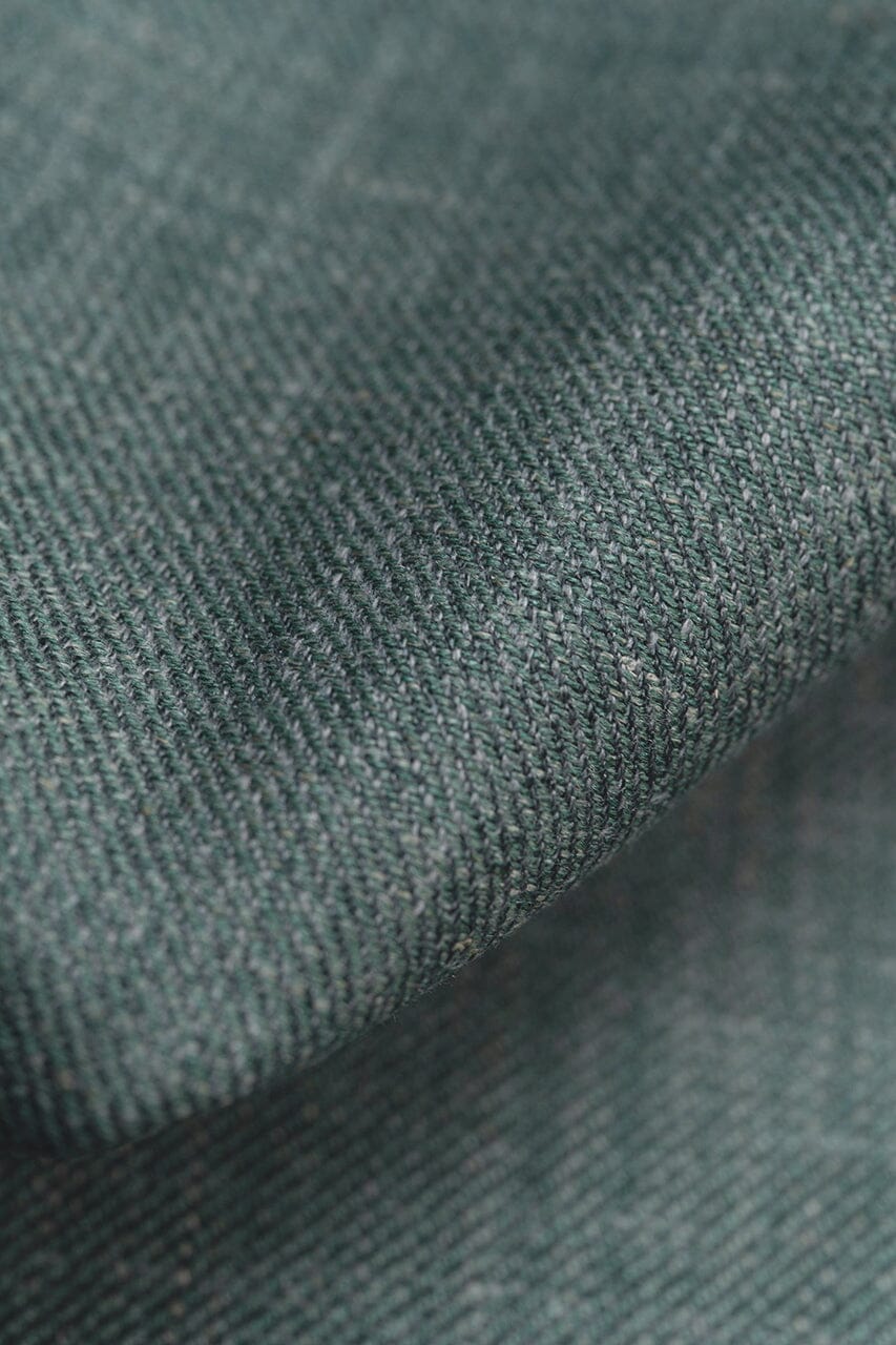 LaGondola Suit Fabric-Botto Giuseppe GC50105 Botto Giuseppe Teal Twill Jacketing