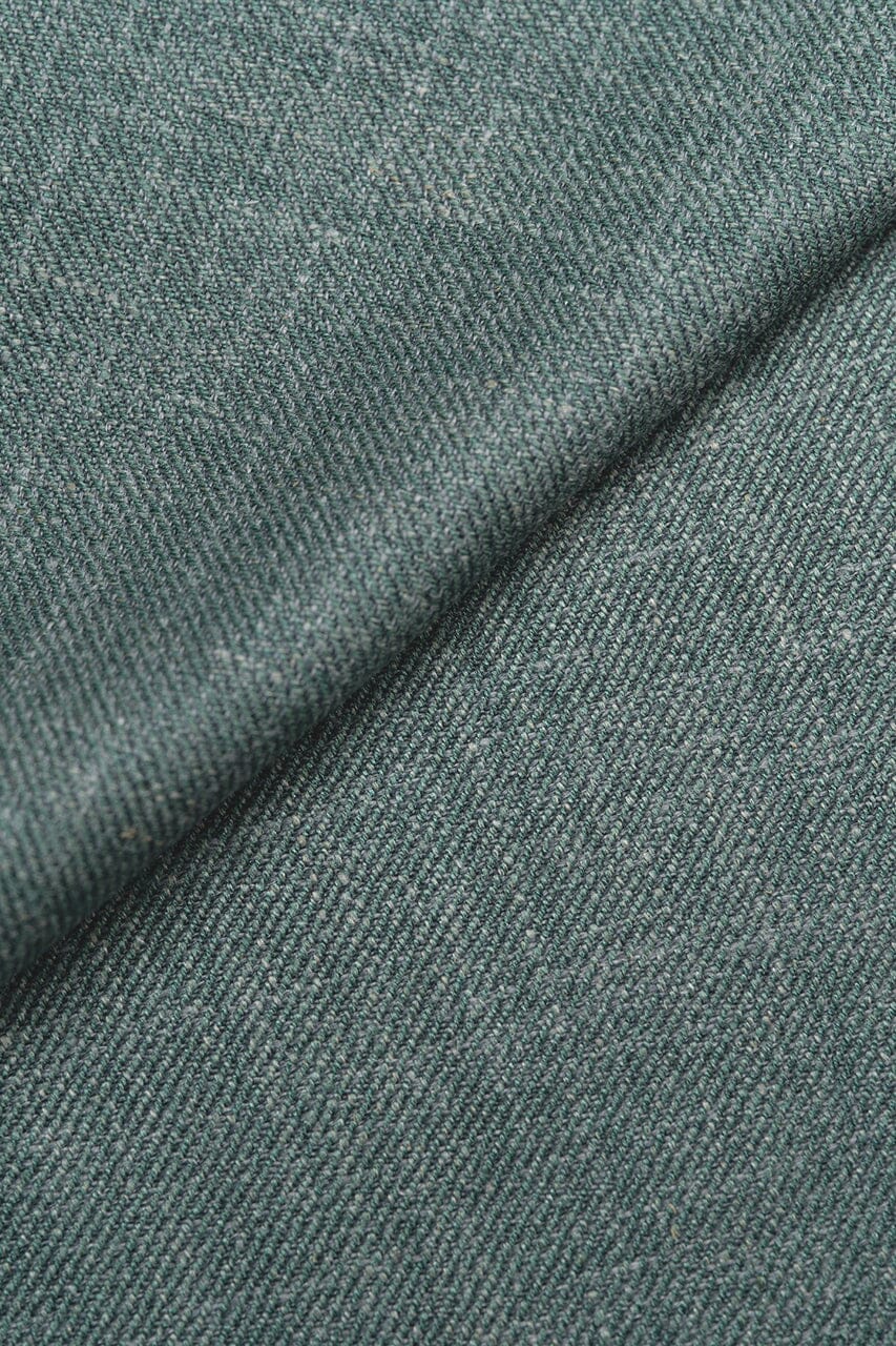 LaGondola Suit Fabric-Botto Giuseppe GC50105 Botto Giuseppe Teal Twill Jacketing