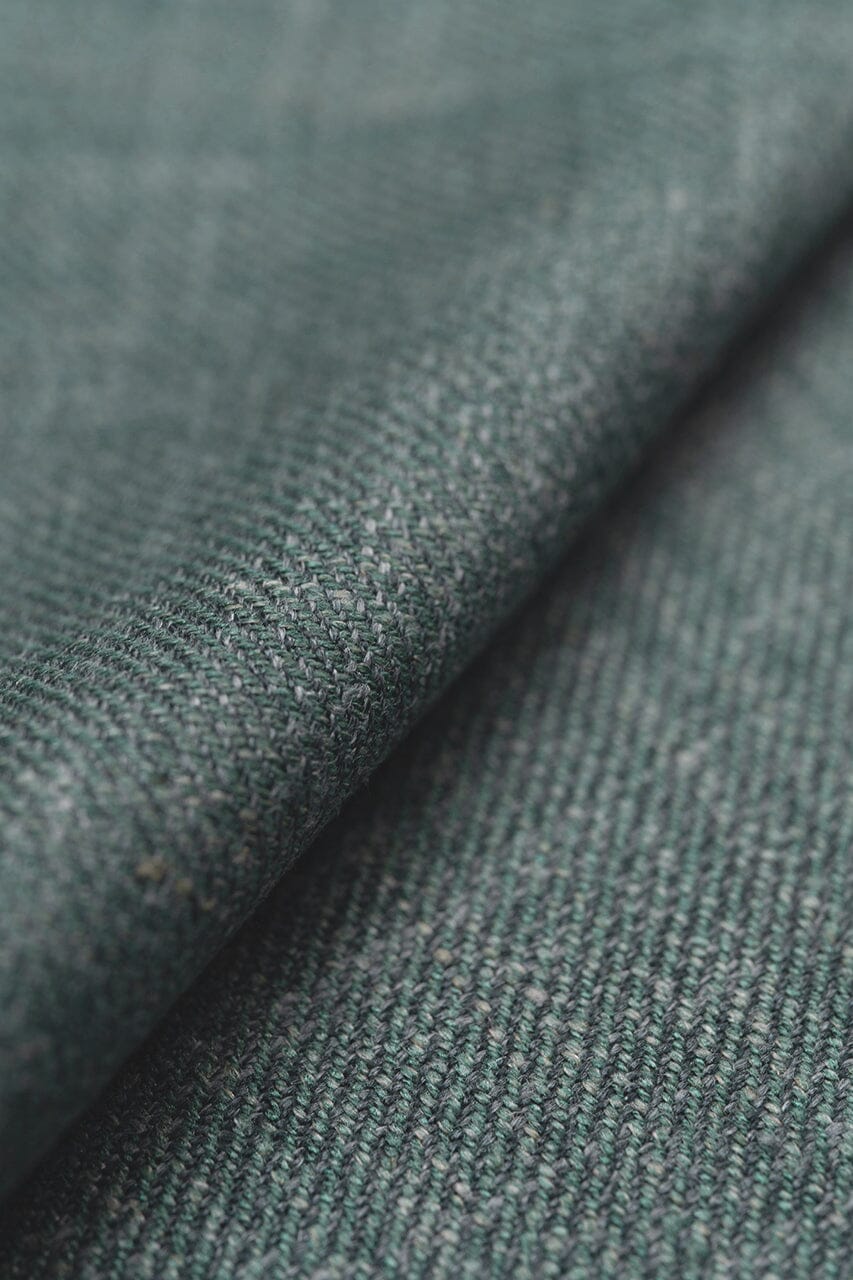 LaGondola Suit Fabric-Botto Giuseppe GC50105 Botto Giuseppe Teal Twill Jacketing