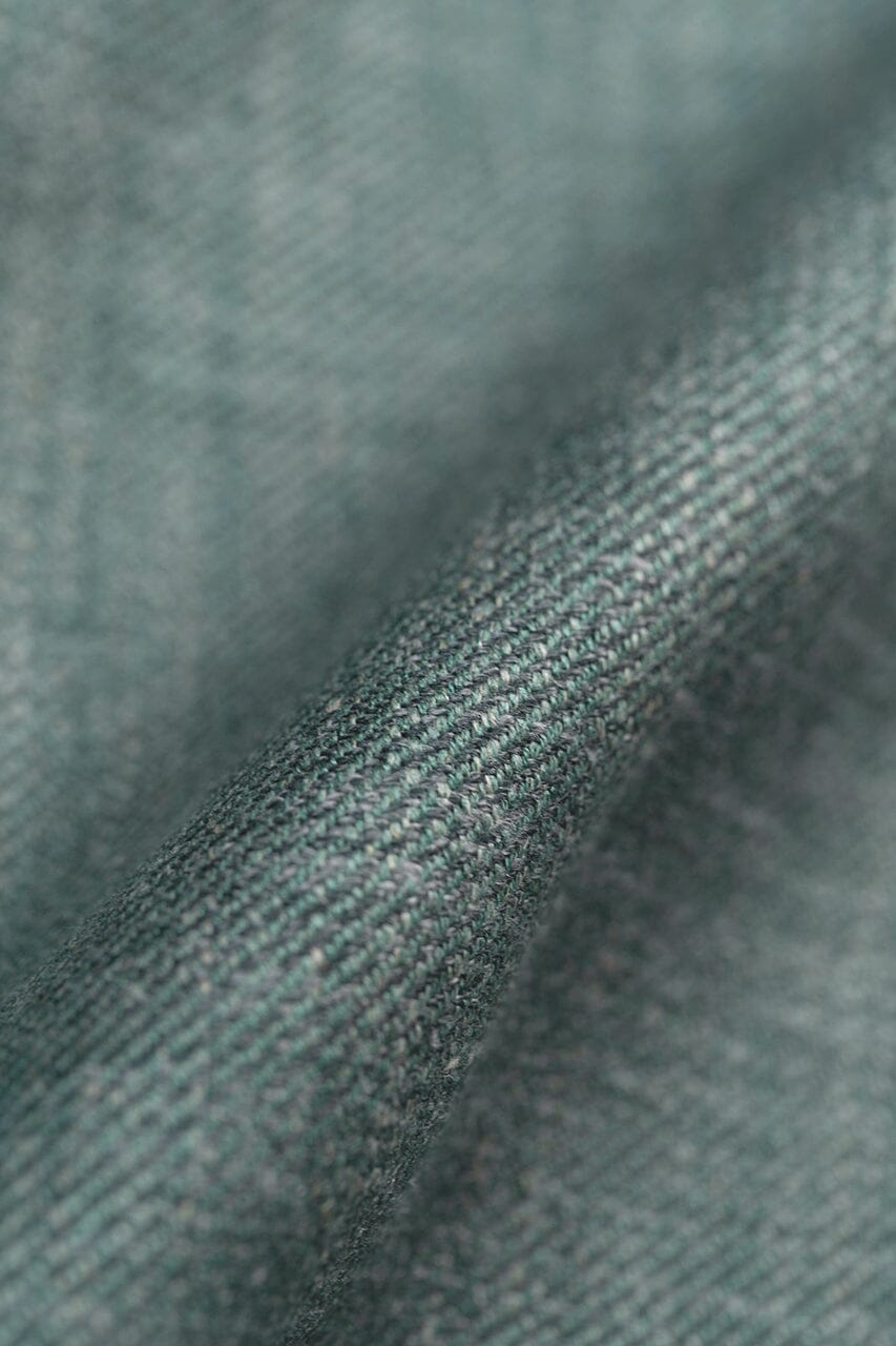 LaGondola Suit Fabric-Botto Giuseppe GC50105 Botto Giuseppe Teal Twill Jacketing