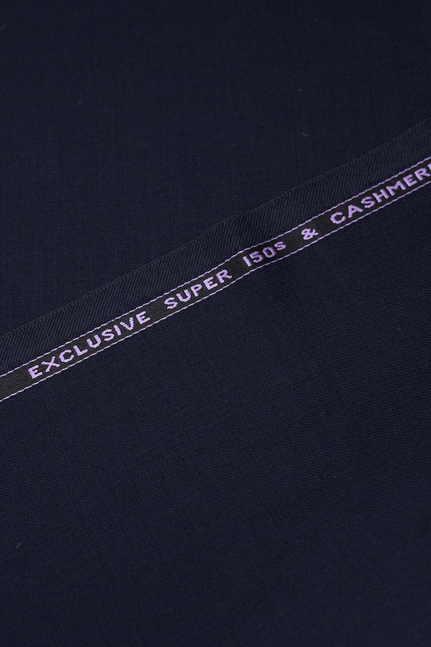 Modern Suit Fabrics-Bower Roebuck NGC34826 Bower Roebuck DK Navy Super 150's & Cashmere for Suits