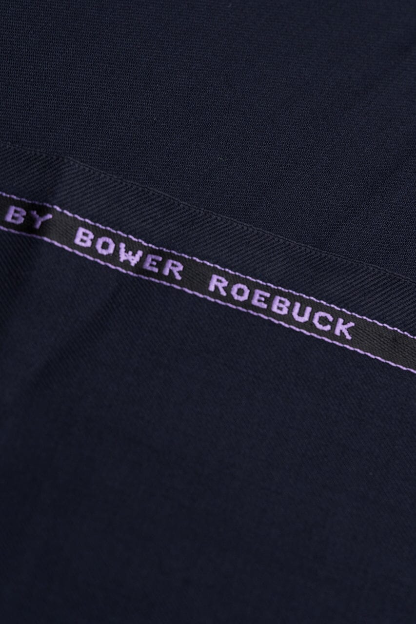 Modern Suit Fabrics-Bower Roebuck NGC34826 Bower Roebuck DK Navy Super 150's & Cashmere for Suits