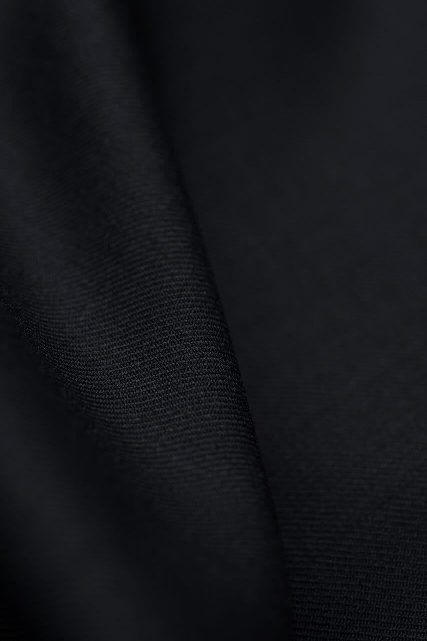 Modern Suit Fabrics-Bower Roebuck NGC38172 Bower Roebuck Black Super 120's & Cashmere for Suits