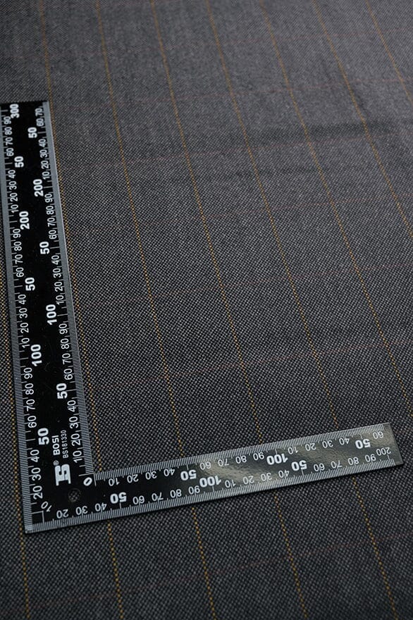 Vintage Suit Fabrics-Bower Roebuck V20376 Charcoal Lambswool & Cashmere Jacketing -1.9m