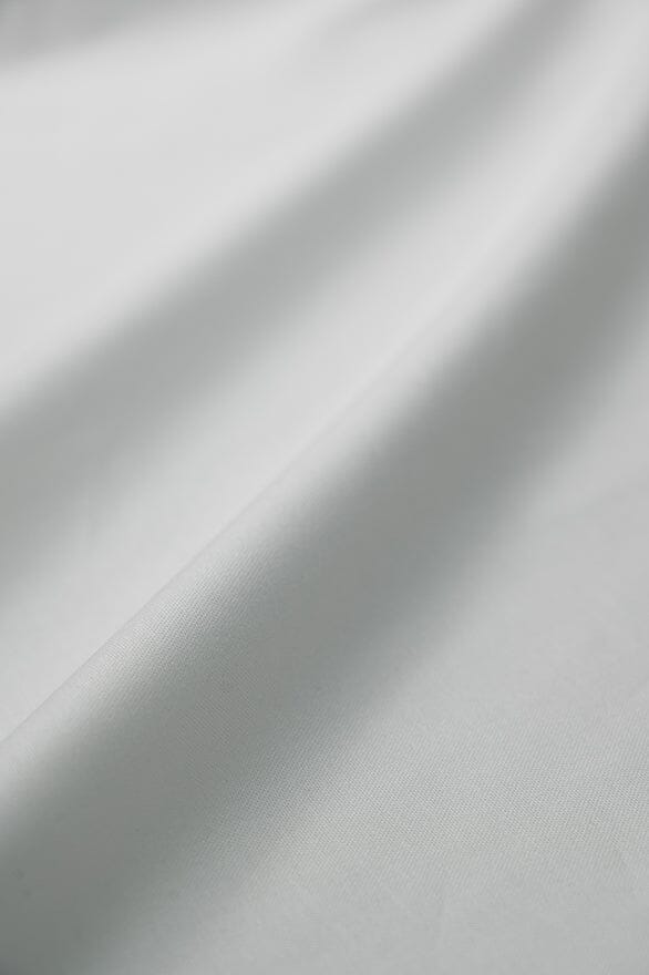 Shirt Fabrics-Brisbane Moss C4401 Pure White Oxford Shirting