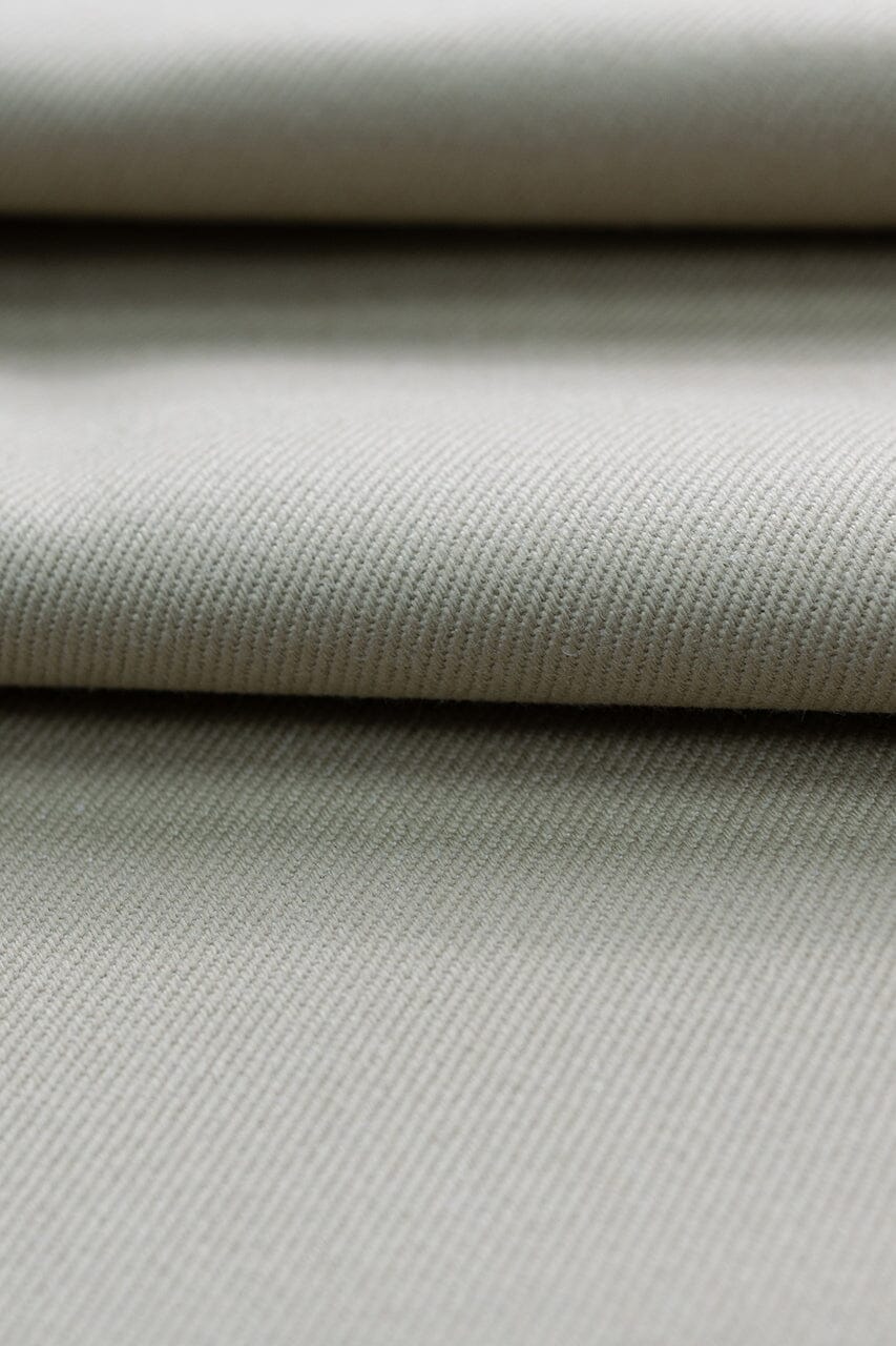 TheKhakiClub Suit Fabric-Brisbane Moss D3102 Beige Woven Drill Denim