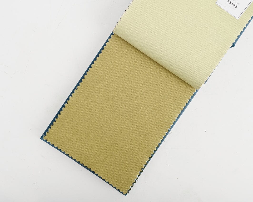 TheKhakiClub Suit Fabric-Brisbane Moss T3104 Khaki Stretch Cotton