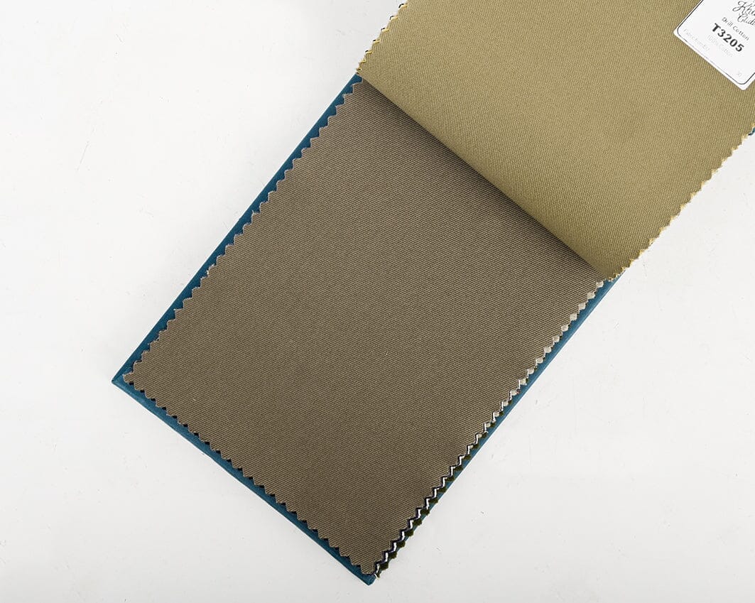 TheKhakiClub Suit Fabric-Brisbane Moss T3206 Tobacco Twill Cotton