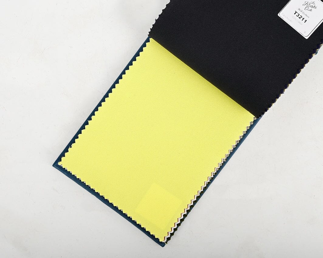 TheKhakiClub Suit Fabric-Brisbane Moss T3212 Lemon Twill Cotton