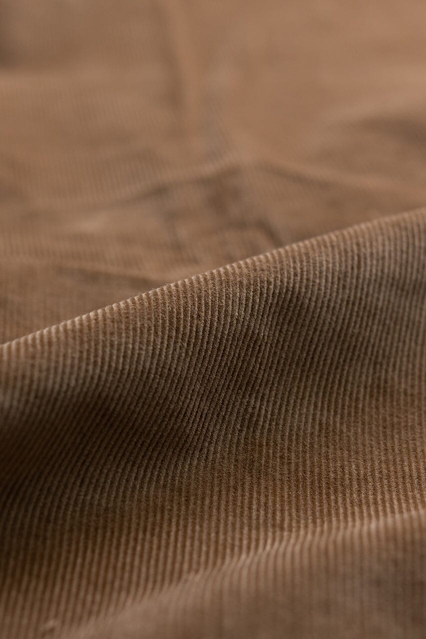 TheKhakiClub Suit Fabric-Brisbane Moss T3504 Tan 16 Wale Stretch Corduroy