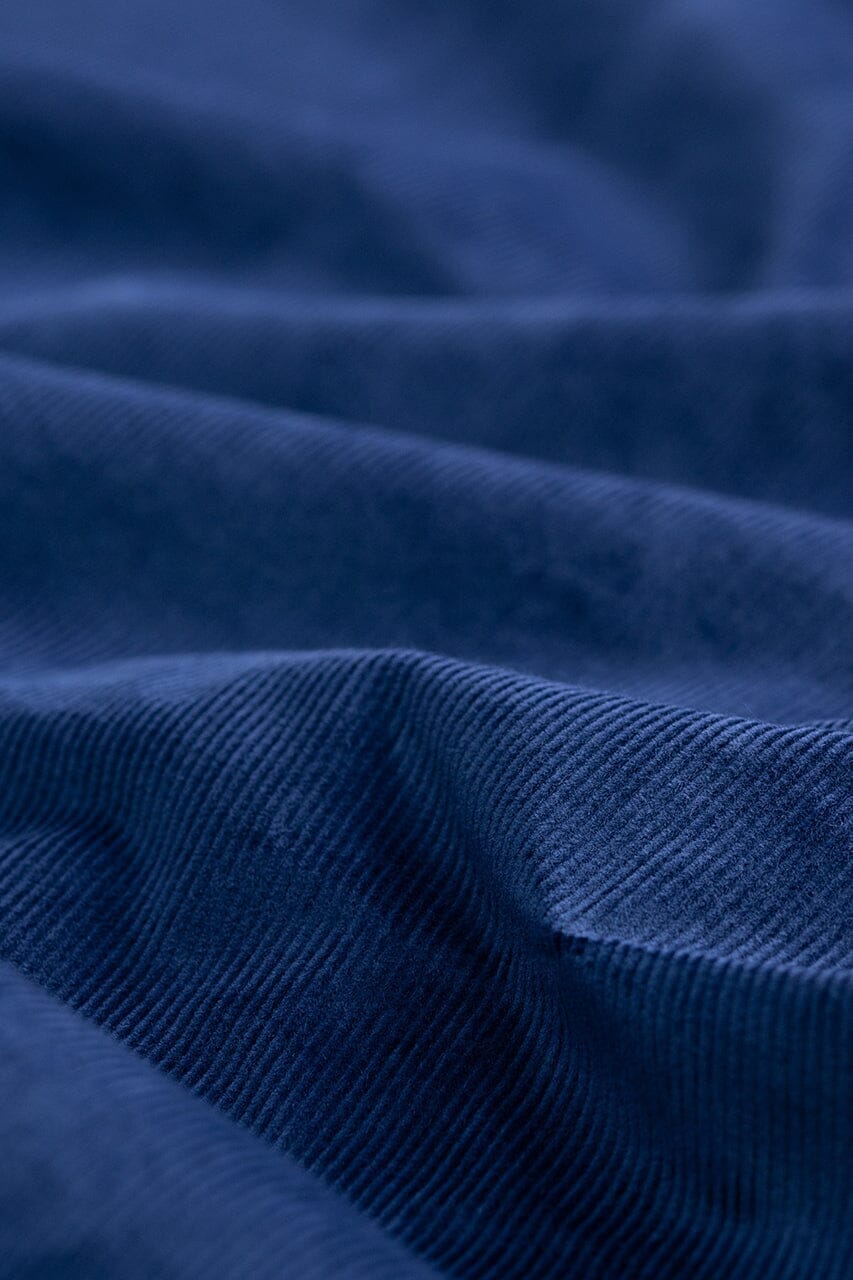 TheKhakiClub Suit Fabric-Brisbane Moss T3506 Navy 16 Wale Stretch Corduroy