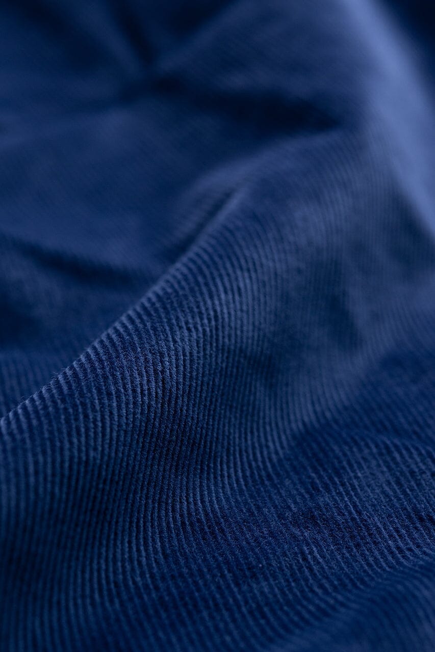 TheKhakiClub Suit Fabric-Brisbane Moss T3506 Navy 16 Wale Stretch Corduroy