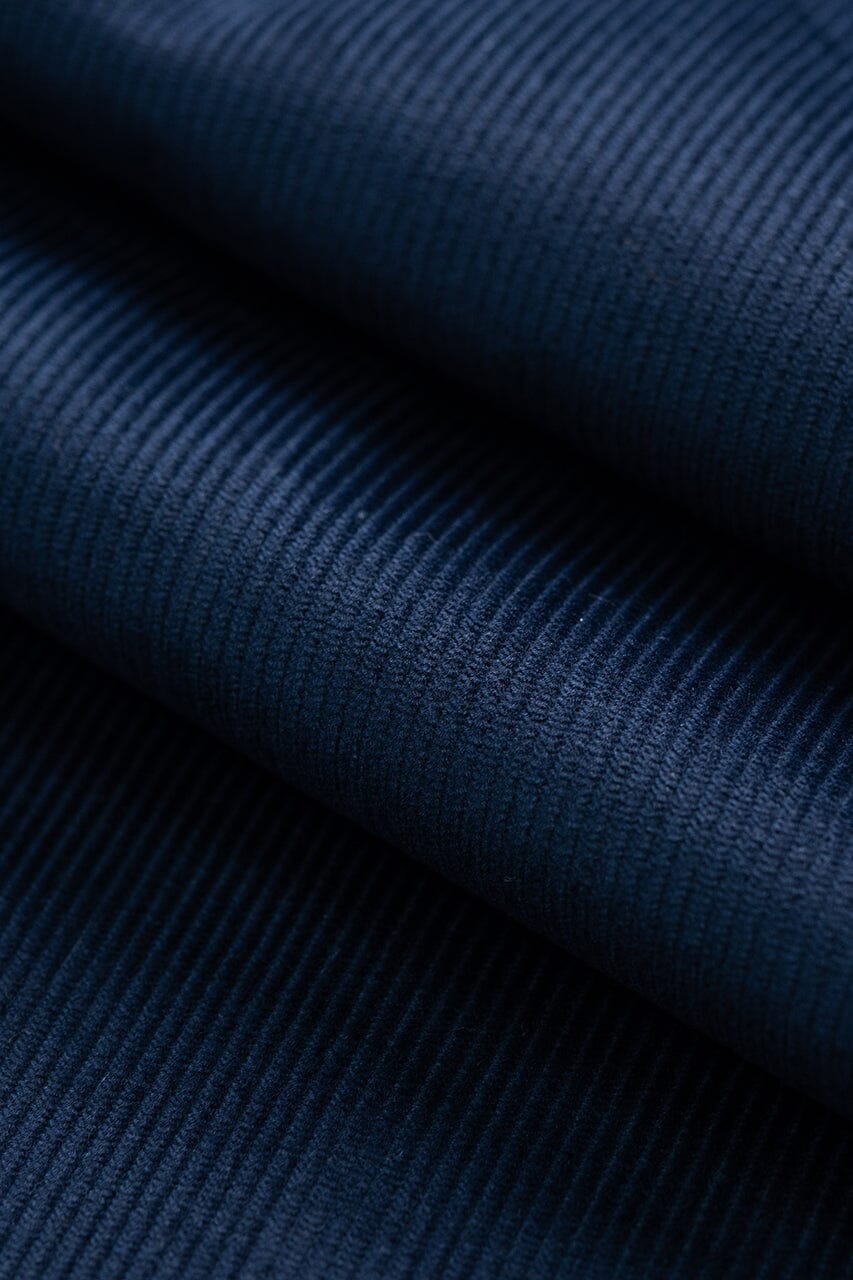 TheKhakiClub Suit Fabric-Brisbane Moss T3606 Dark Navy 11 Wale Needlecord