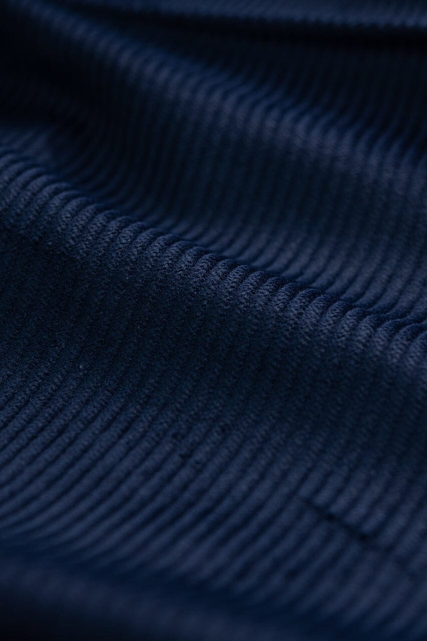 TheKhakiClub Suit Fabric-Brisbane Moss T3706 Dark Navy 8 Wale Corduroy