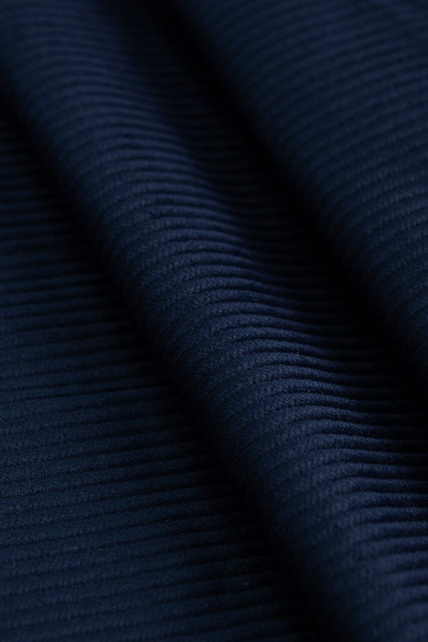 TheKhakiClub Suit Fabric-Brisbane Moss T3706 Dark Navy 8 Wale Corduroy