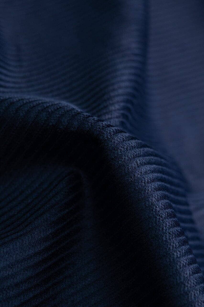 TheKhakiClub Suit Fabric-Brisbane Moss T3706 Dark Navy 8 Wale Corduroy